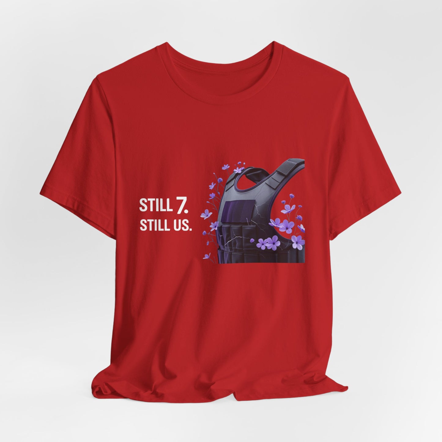 Bulletproof Vest Floral Tee — “I Am The Proof” Graphic T‑Shirt