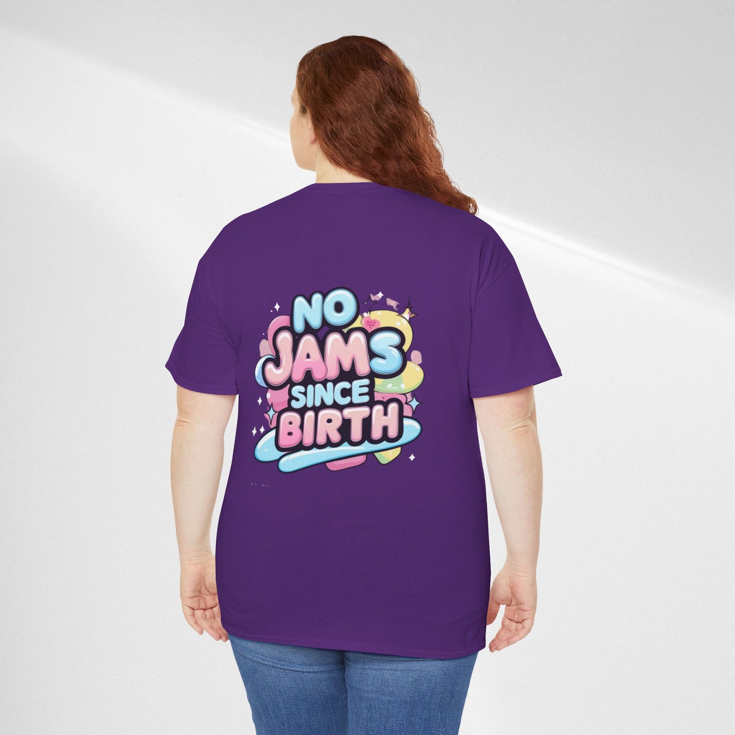 No Jams Since Birth T-Shirt — Cute Pastel Graphic Tee