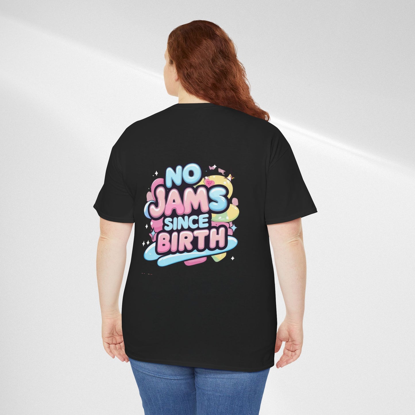 No Jams Since Birth T-Shirt — Cute Pastel Graphic Tee