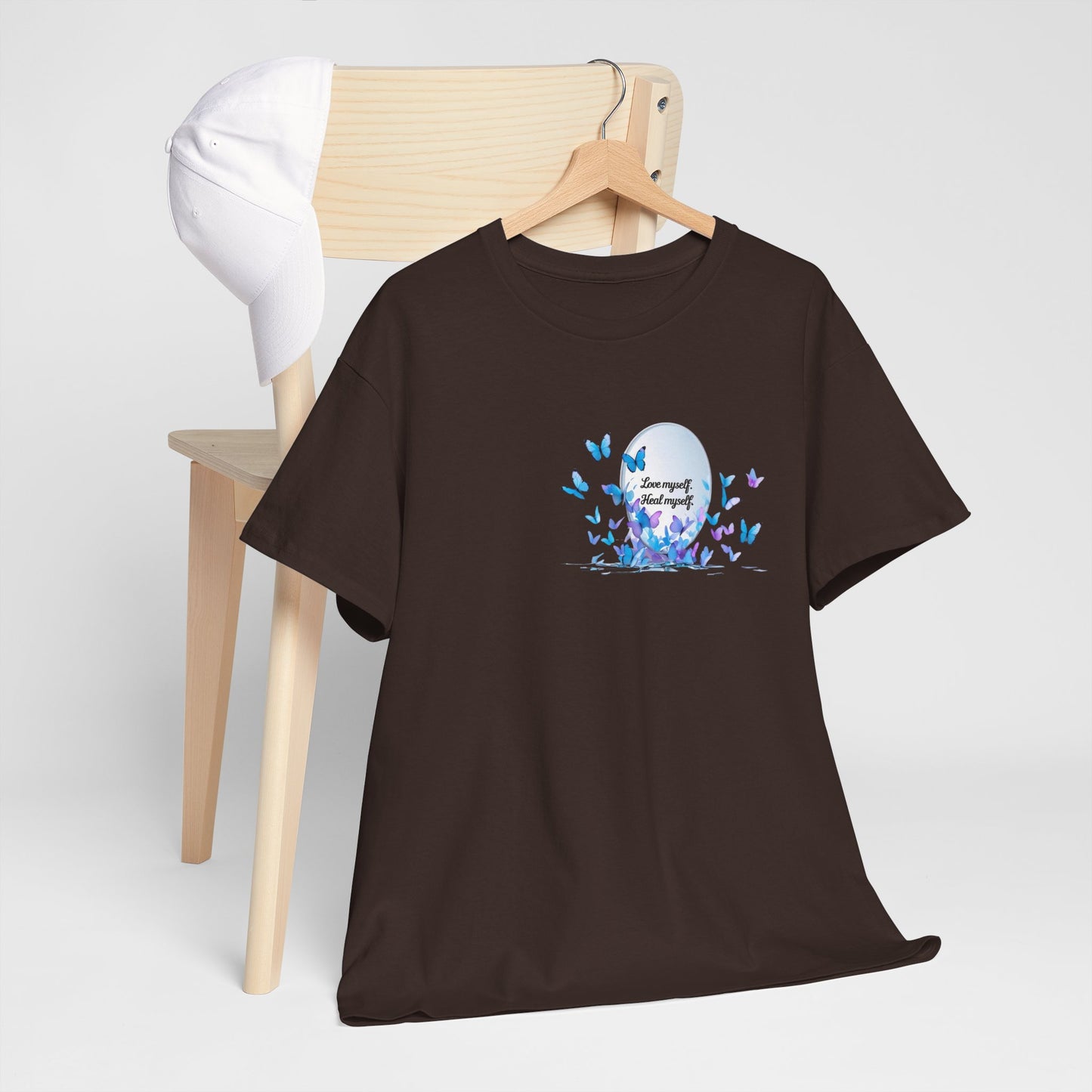 Butterfly Moon T-Shirt — "Strength Through Change" Inspirational Tee