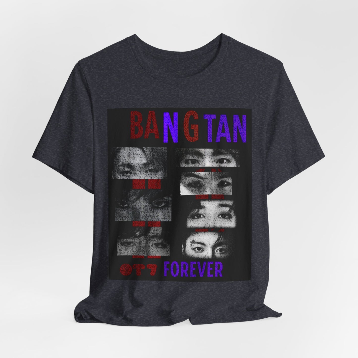 Bangtan Forever BTS Eyes Graphic Tee – K‑Pop Fan Shirt