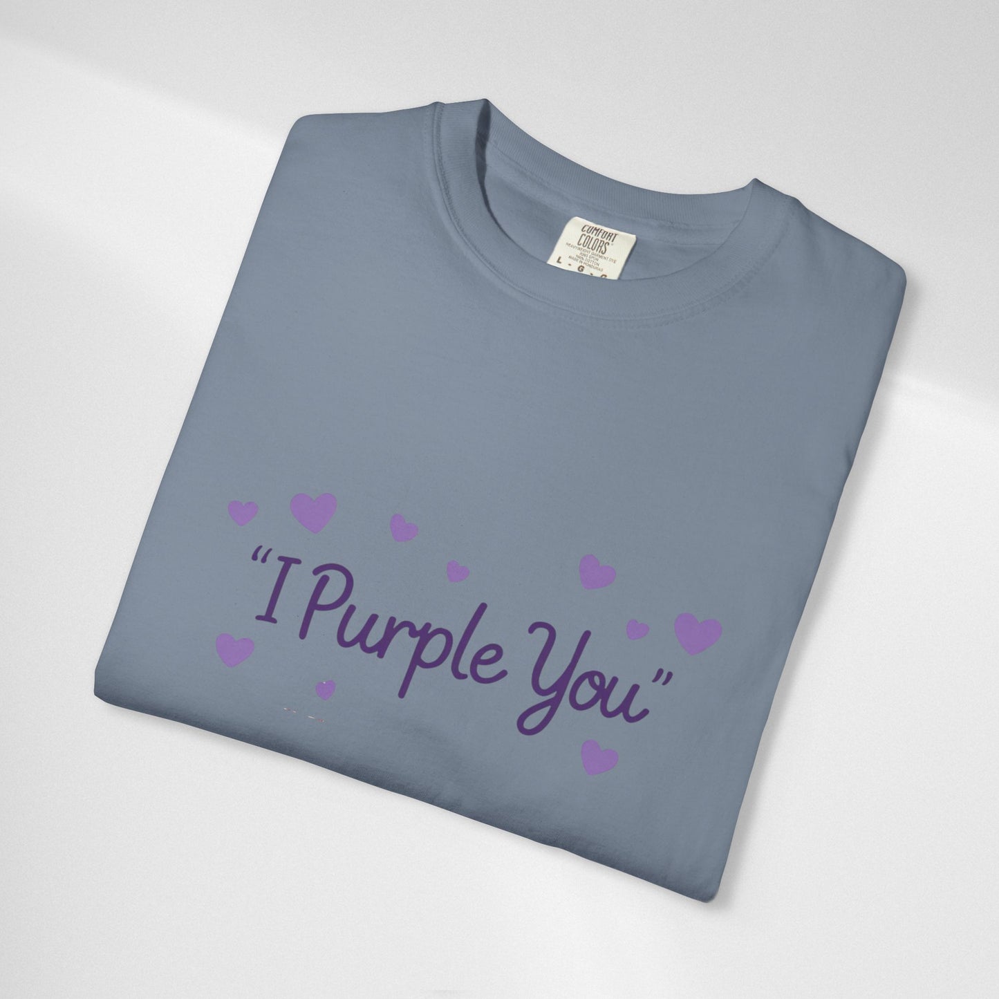 I Purple You T-Shirt — Cute Purple Hearts Valentine Tee