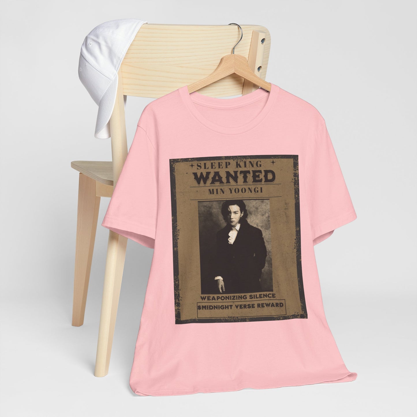 Sleep King Wanted Tee — Vintage 'Min Yoongi' Poster Shirt