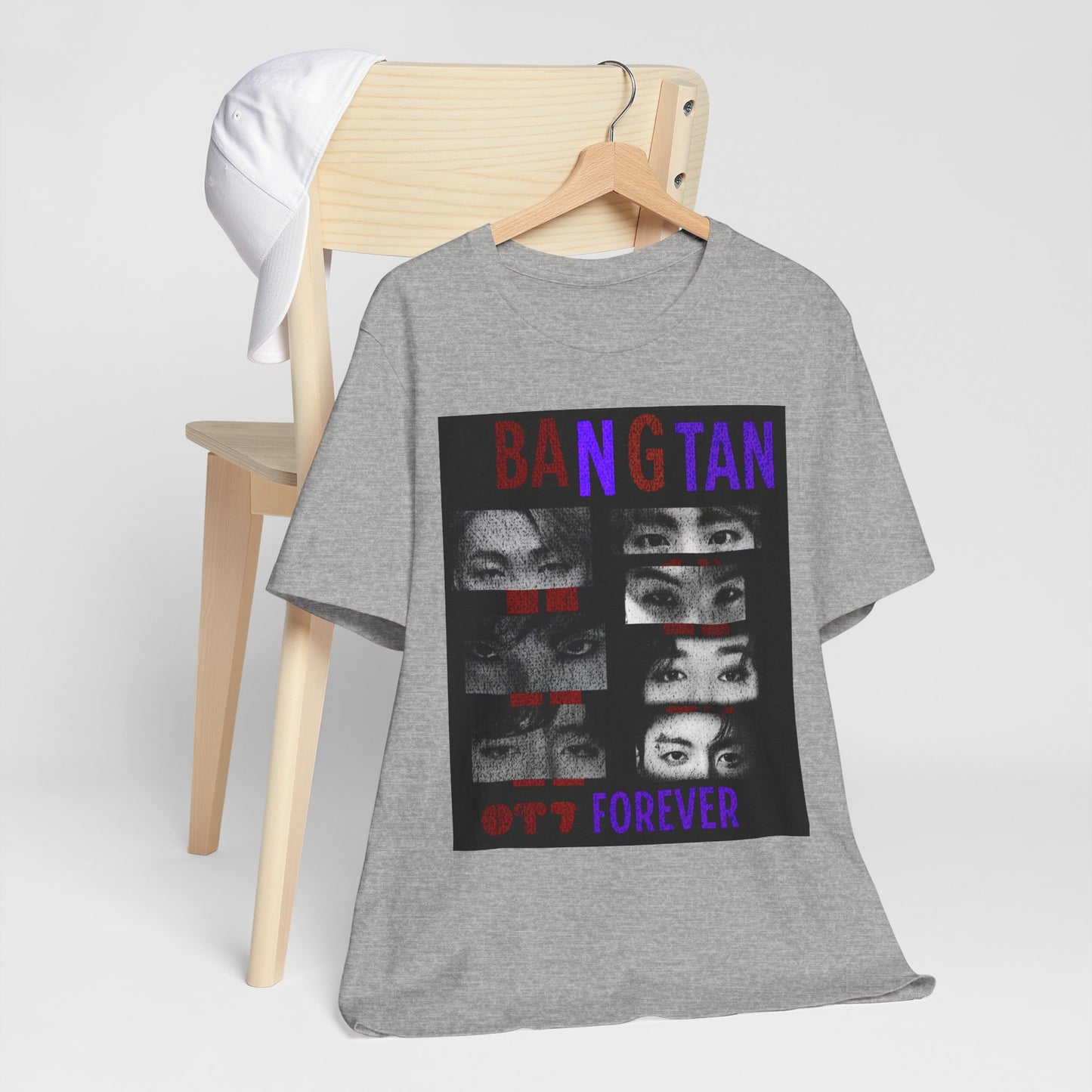 Bangtan Forever BTS Eyes Graphic Tee – K‑Pop Fan Shirt
