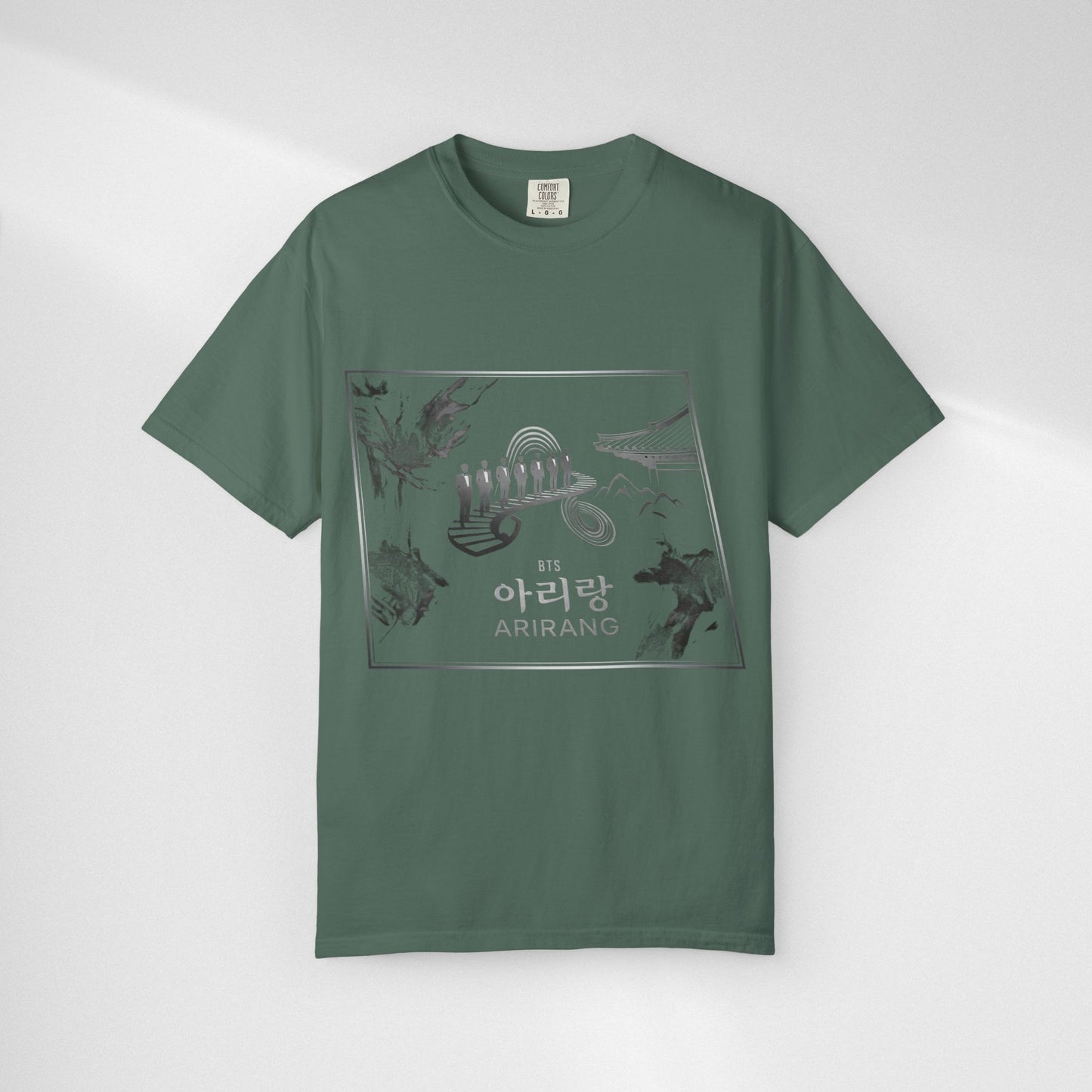 BTS Arirang Graphic T-Shirt — Korean Folklore Illustration Tee
