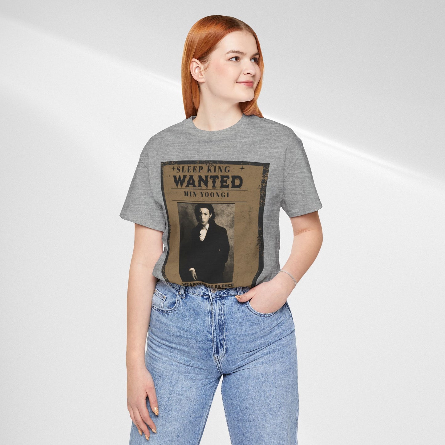 Sleep King Wanted Tee — Vintage 'Min Yoongi' Poster Shirt