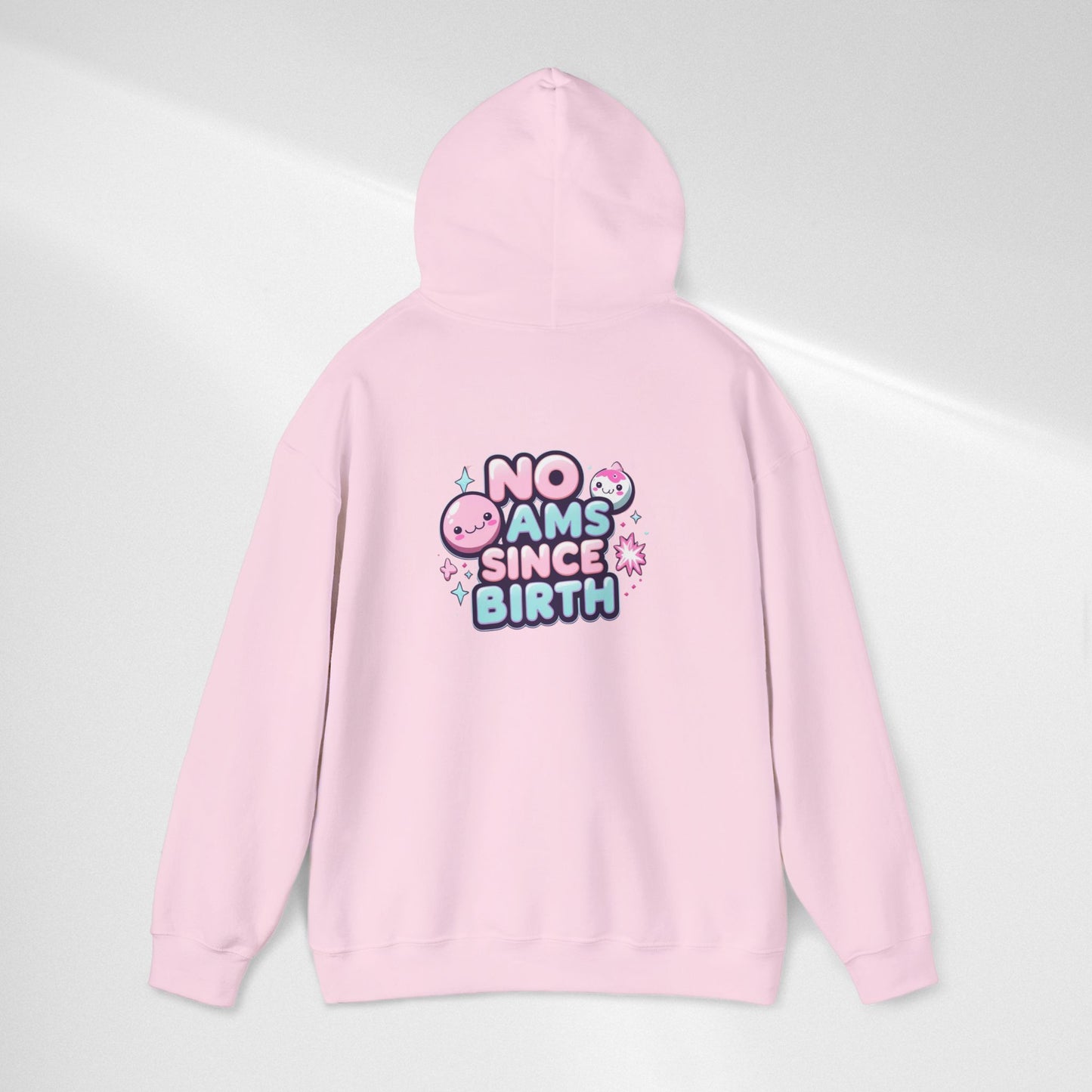Hoodie — "No Jams Since Birth" Cute Kawaii Graphic Pullover