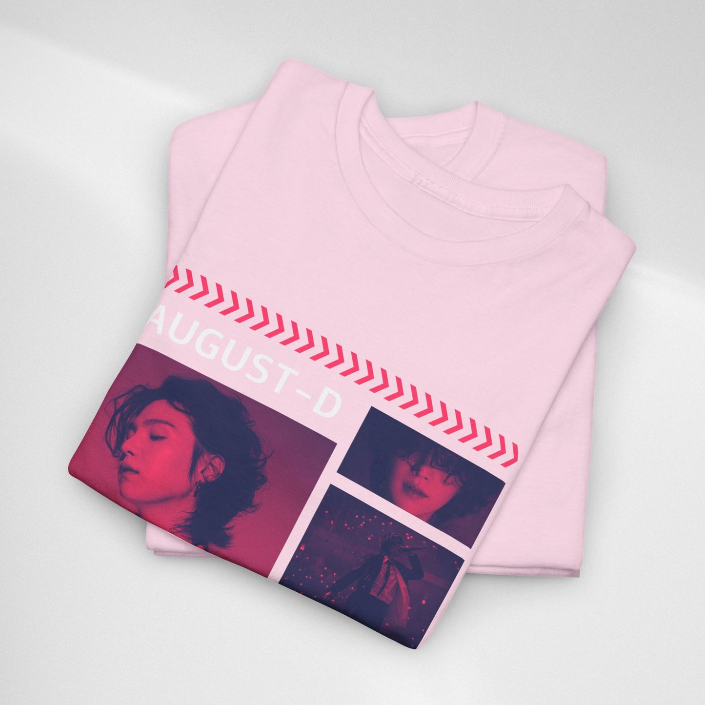 Min Yoon-Gi Photo Grid Tee — K‑Pop BTS August‑D Fan Shirt