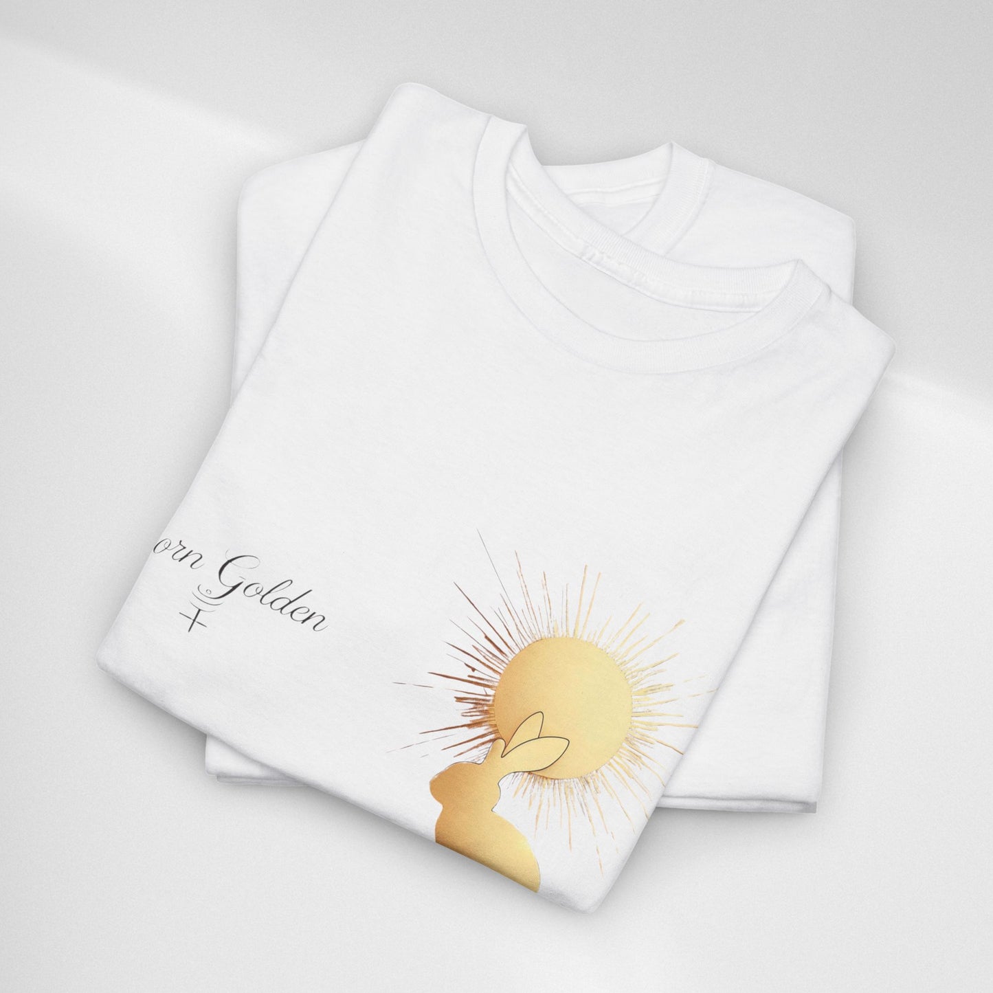 JK Golden Child T-Shirt — 'Born Golden' Cute Kids Illustration Tee