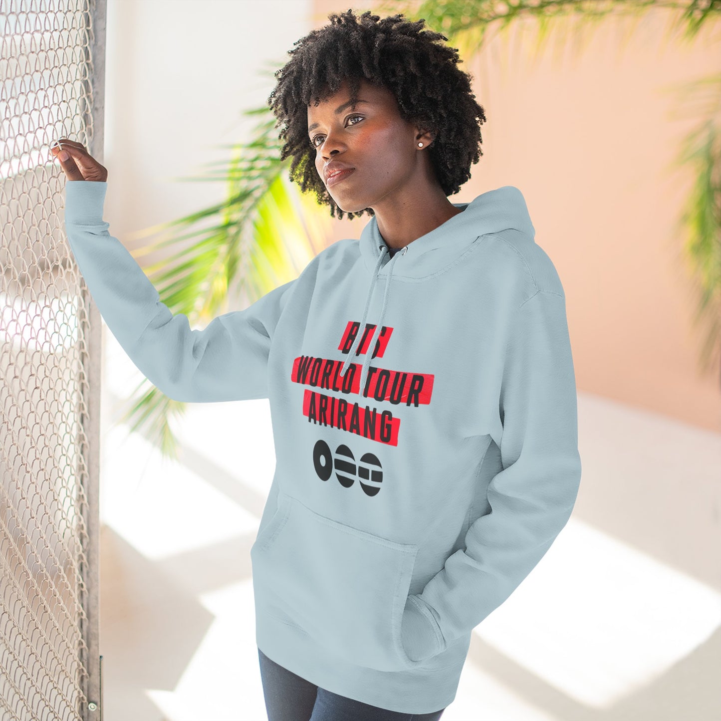 BTS World Tour Hoodie — 'Arirang' Fleece Pullover with Tour Dates