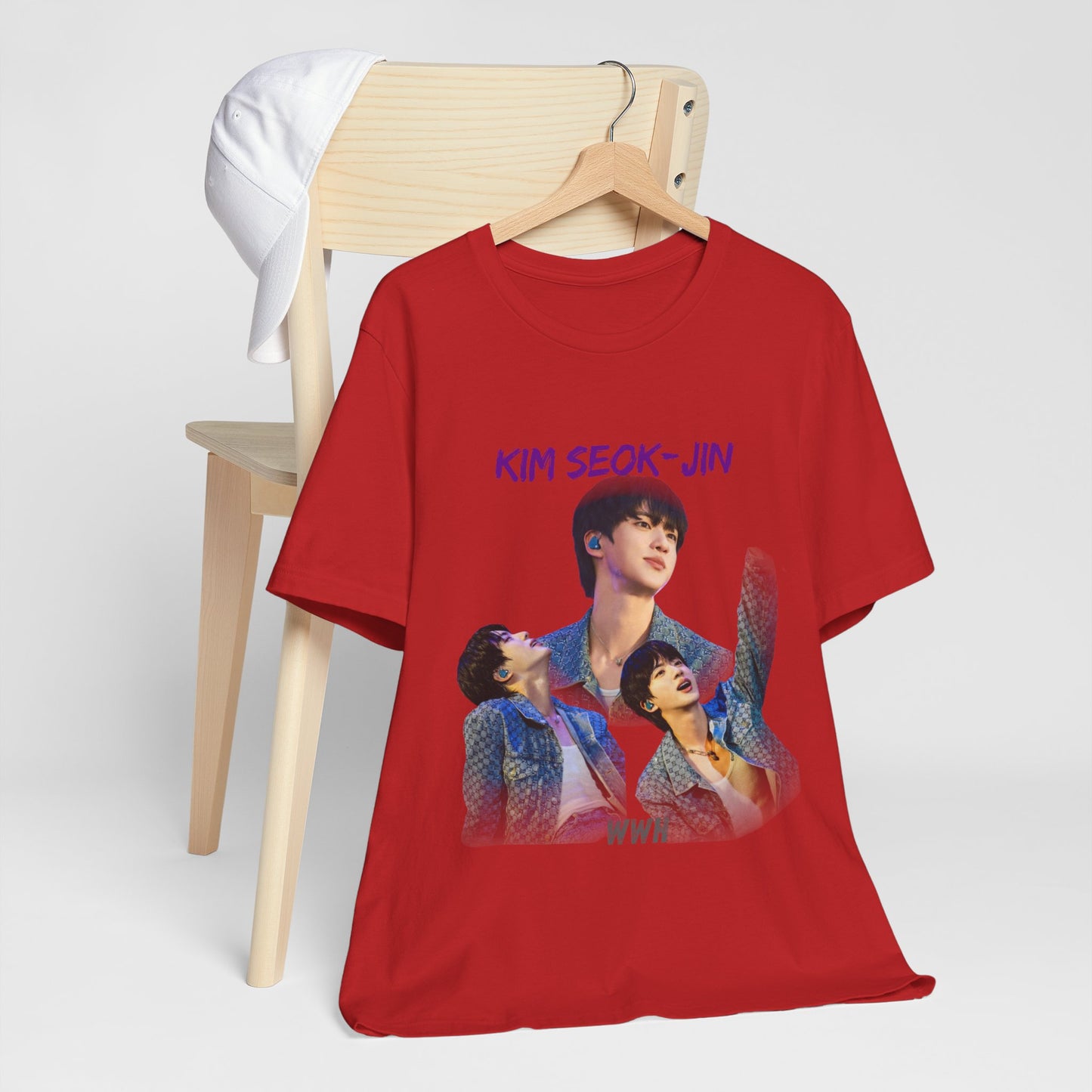 K-Pop Idol Photo Tee — 'Kim Seok-Jin' Graphic T-Shirt