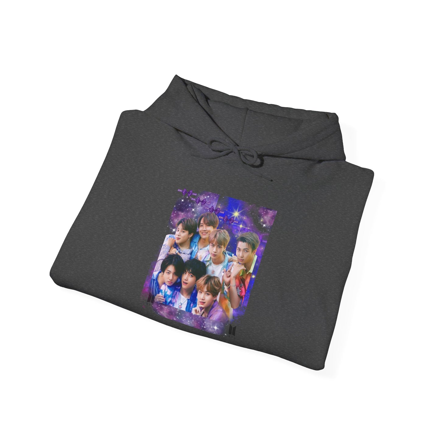 BTS Hoodie — Purple Collage Photo Graphic Hoodie