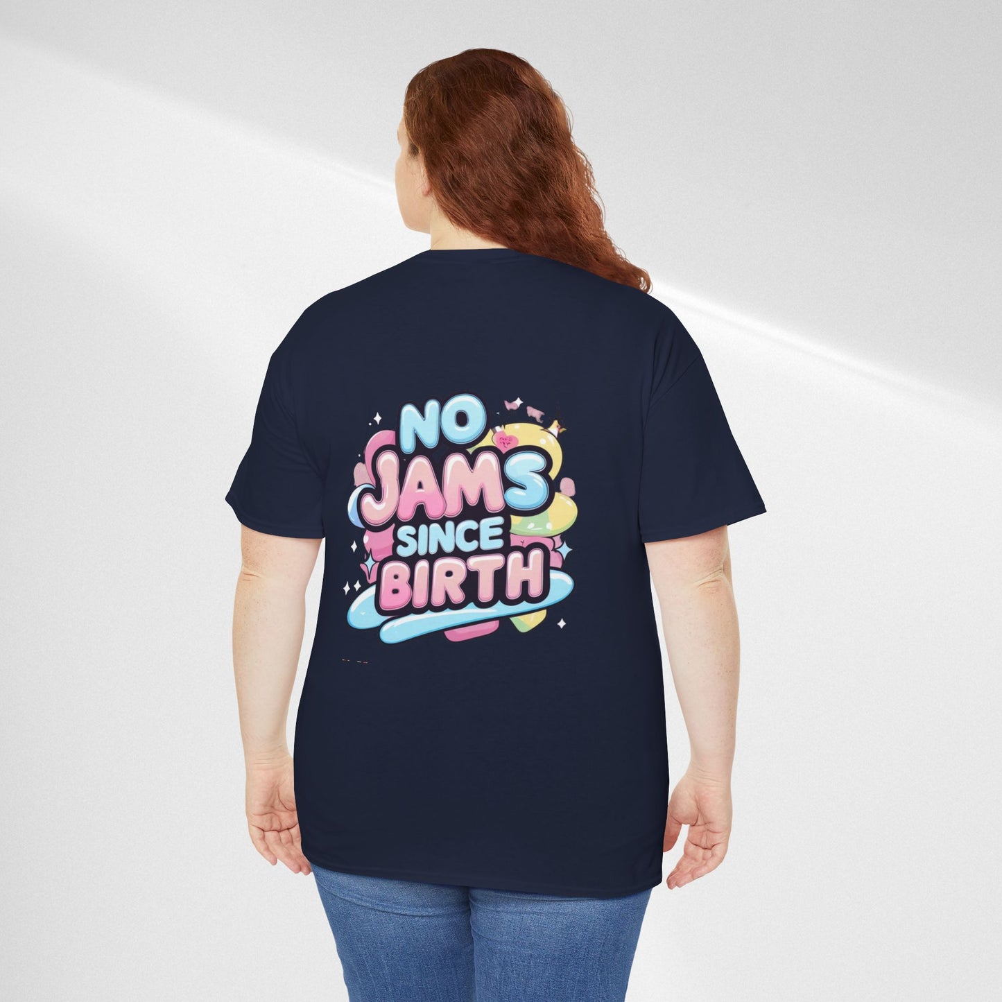No Jams Since Birth T-Shirt — Cute Pastel Graphic Tee