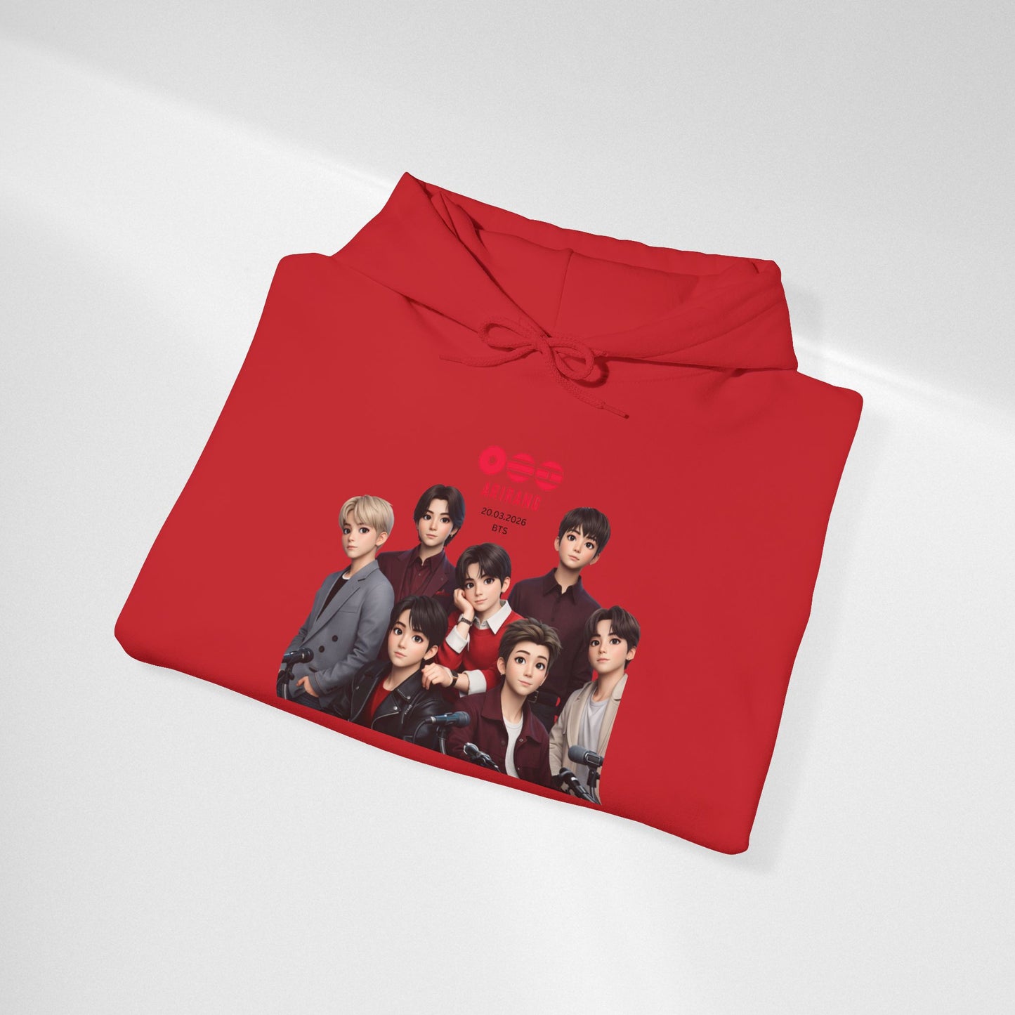 BTS Group Photo Hoodie – Korean Boy Band Pullover