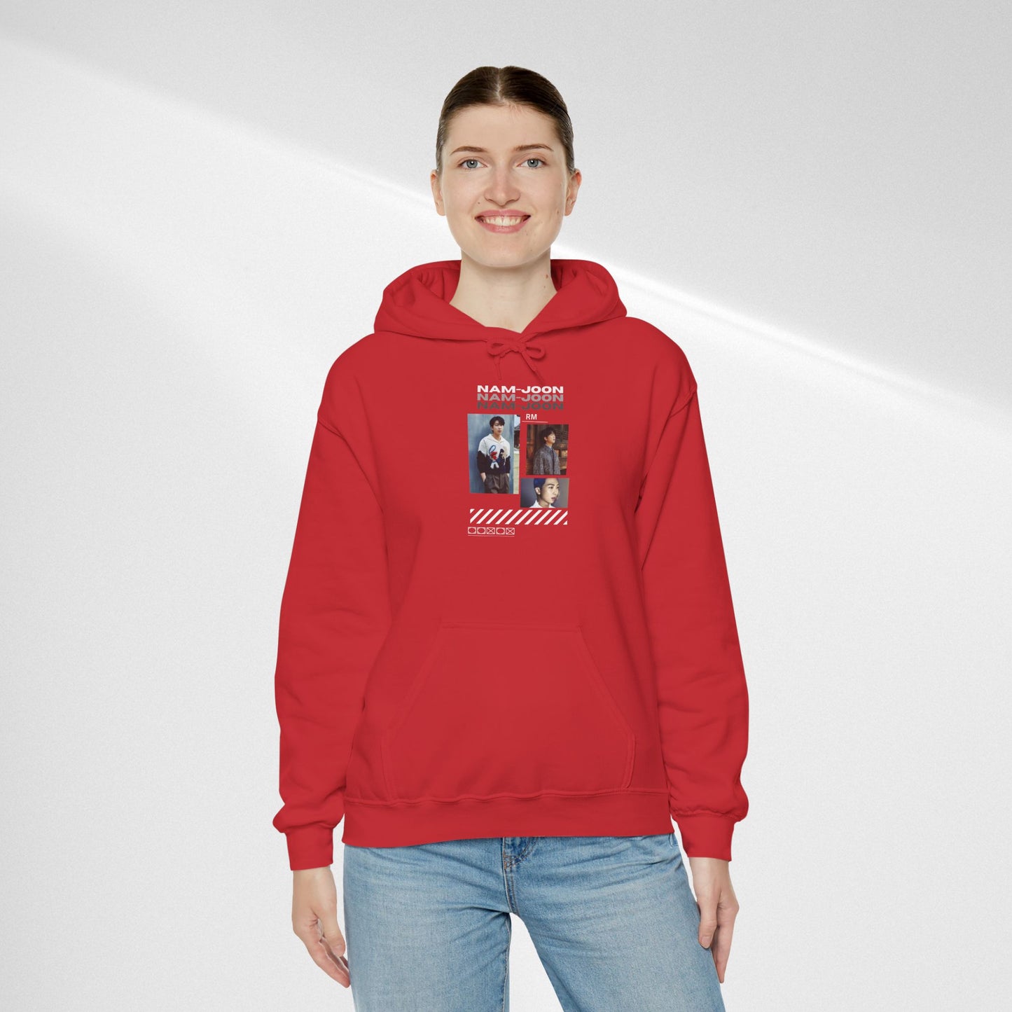 NAMJOON Hoodie — Retro Filmstrip Portrait Pullover