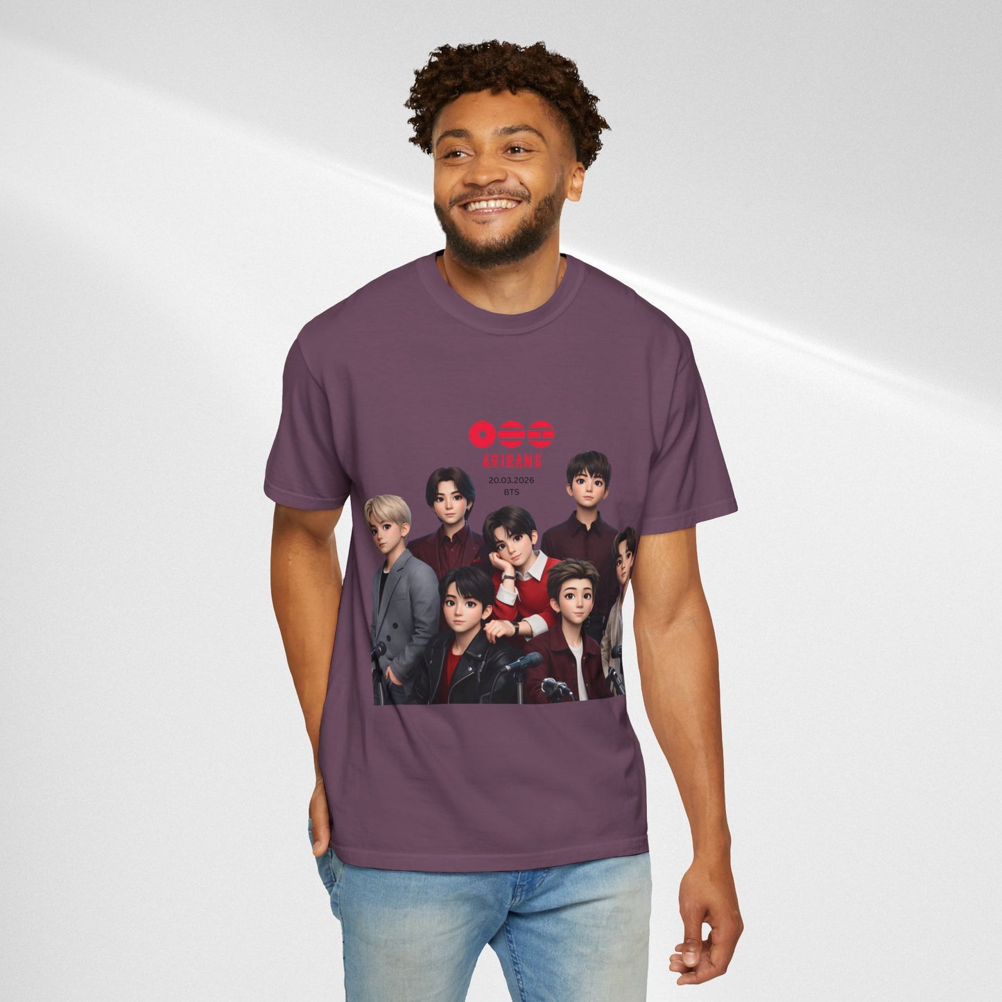 BTS Band Photo T-Shirt — Group Portrait Graphic Tee