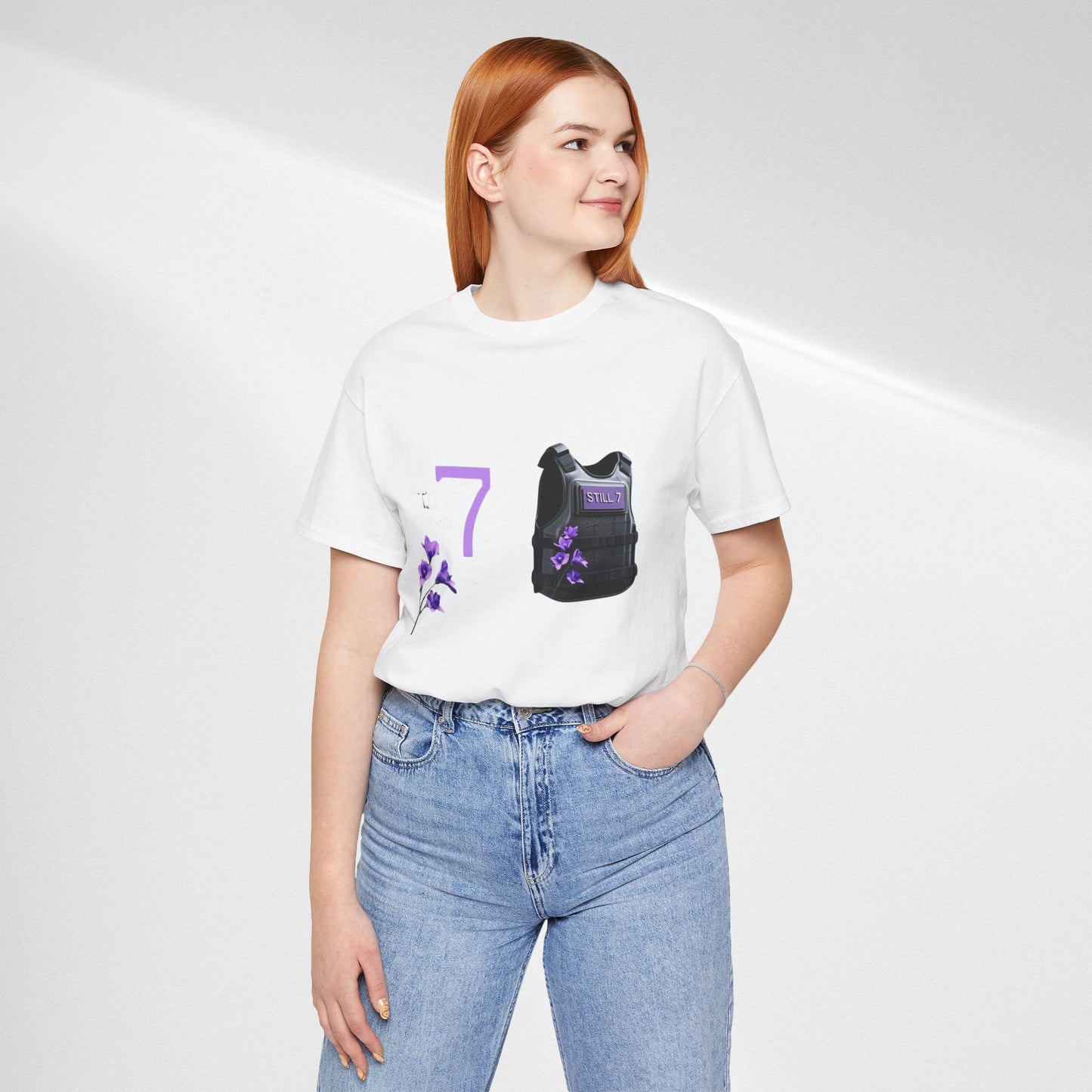 Bulletproof Vest Floral Tee — “I Am The Proof” Graphic T‑Shirt