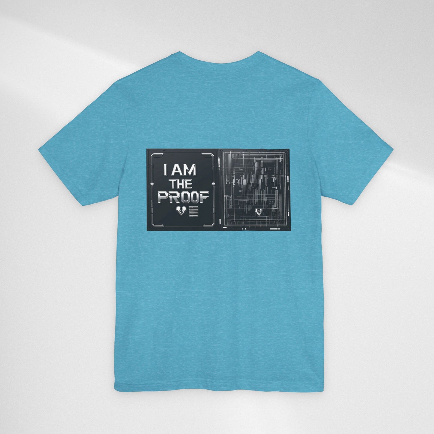 Bulletproof Vest Floral Tee — “I Am The Proof” Graphic T‑Shirt