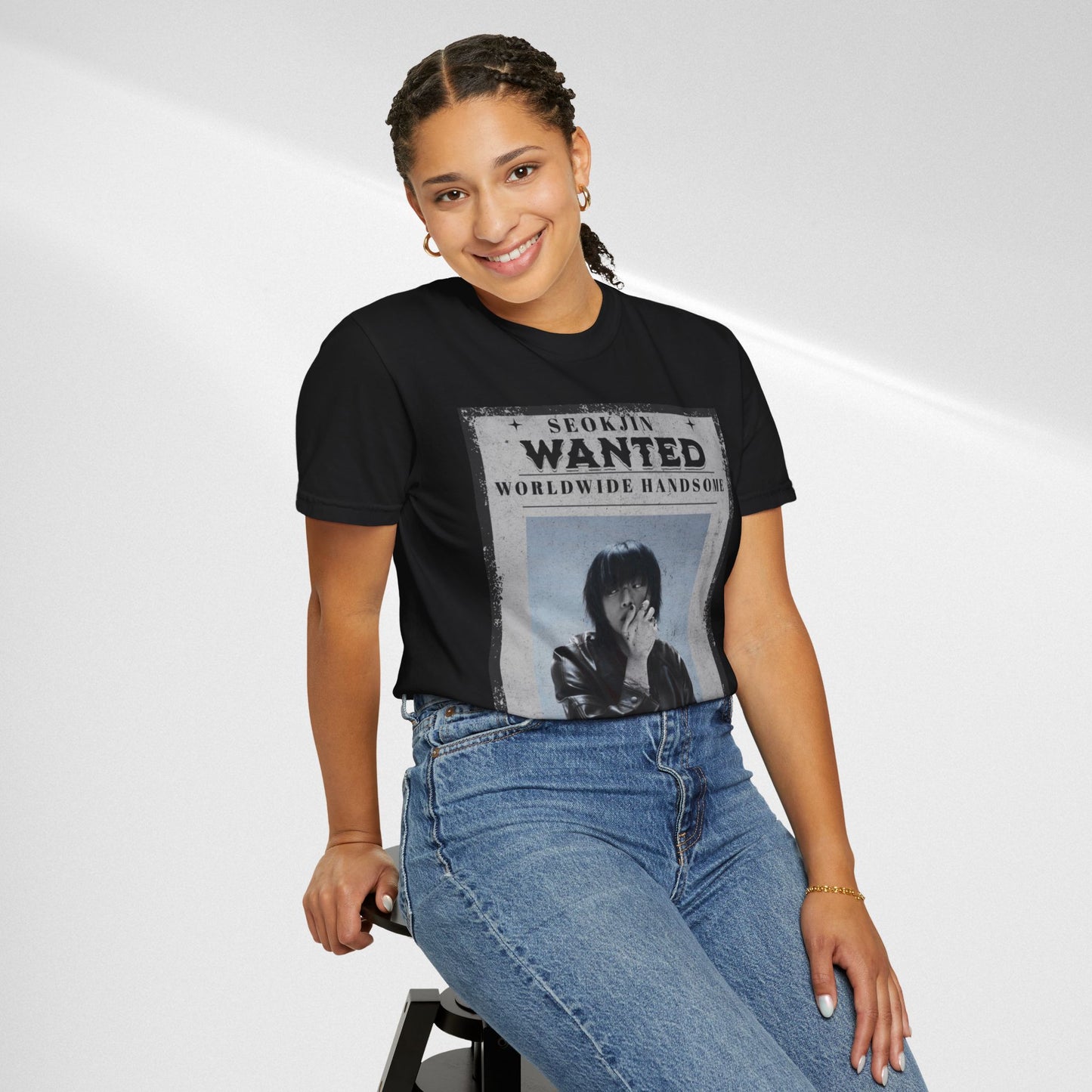Seokjin "Wanted: Worldwide Handsome" Graphic T-Shirt