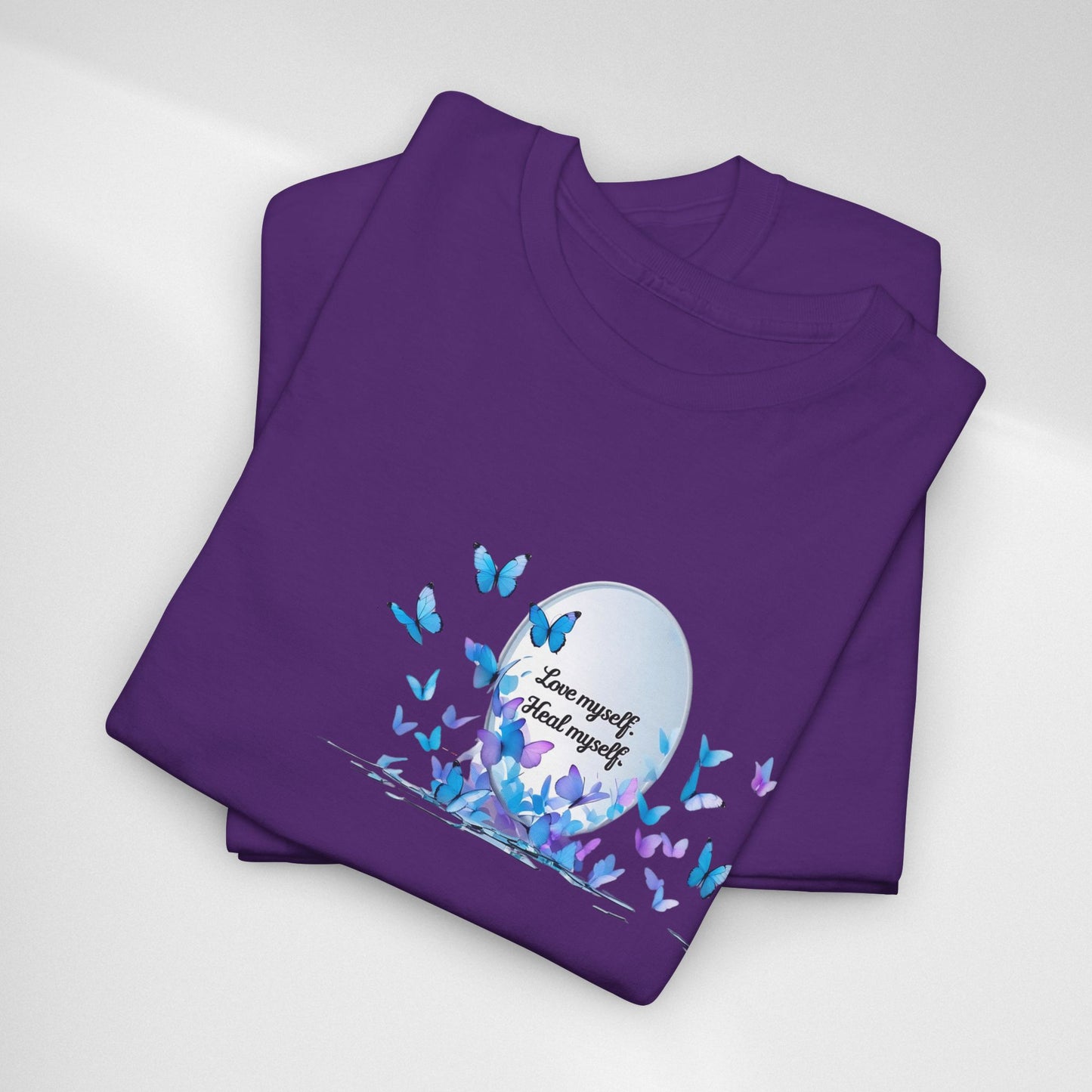 Butterfly Moon T-Shirt — "Strength Through Change" Inspirational Tee