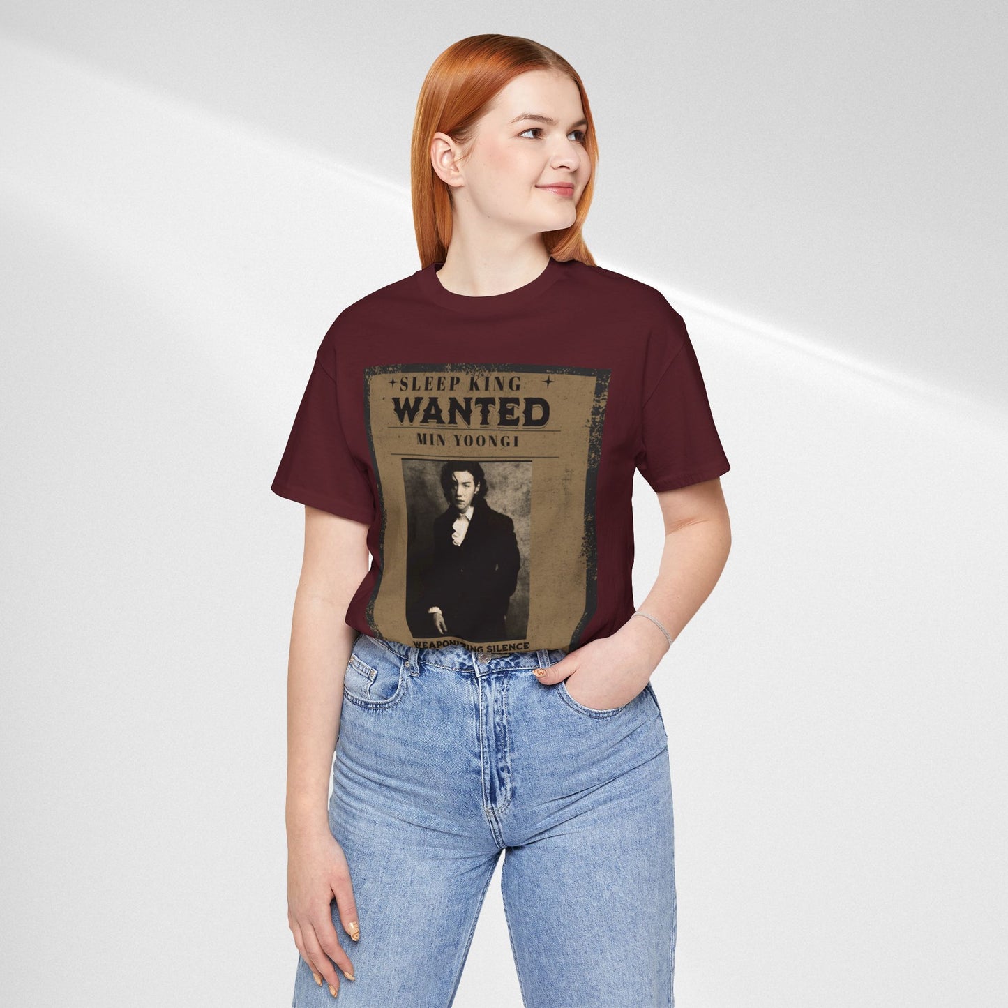 Sleep King Wanted Tee — Vintage 'Min Yoongi' Poster Shirt