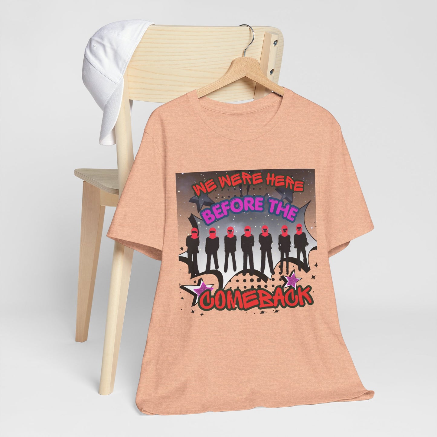 T‑Shirt — 'We Were Here Before the Comeback' Retro Pop Concert Tee