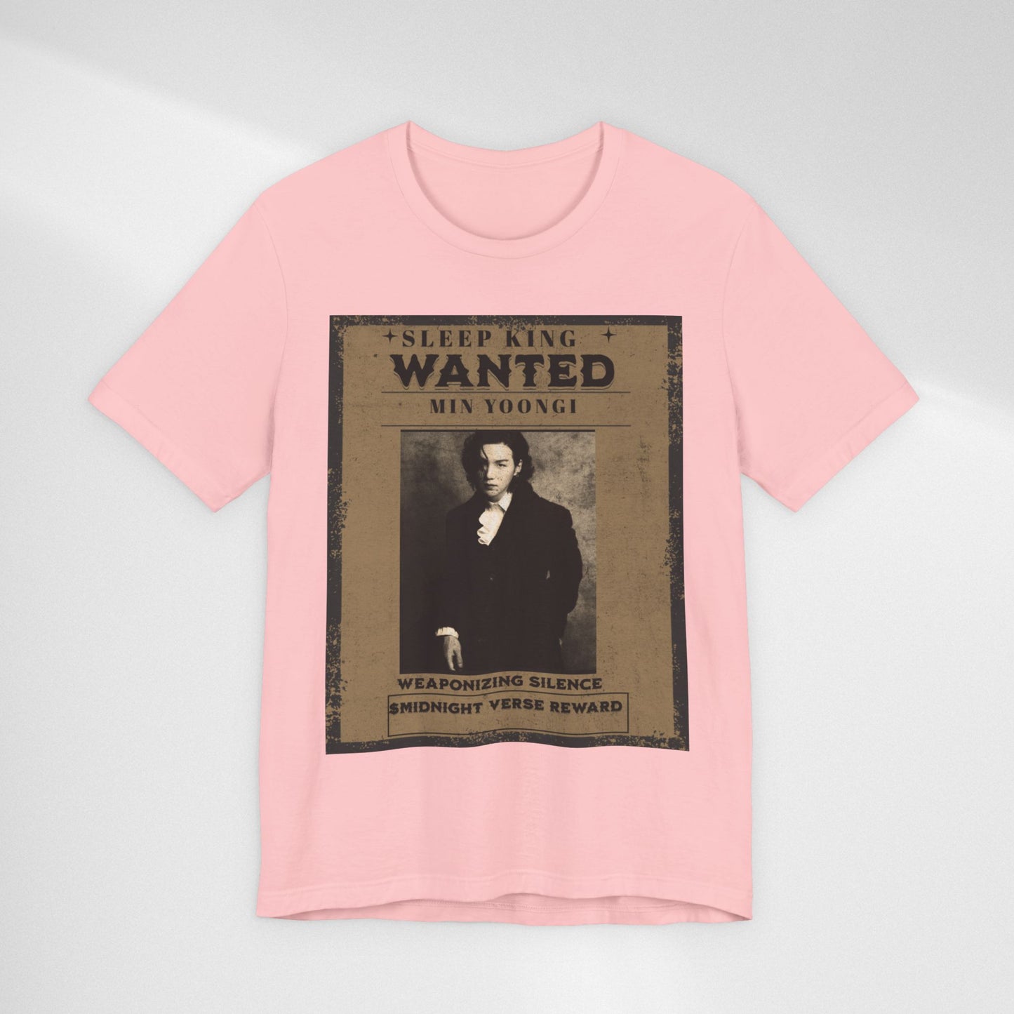 Sleep King Wanted Tee — Vintage 'Min Yoongi' Poster Shirt