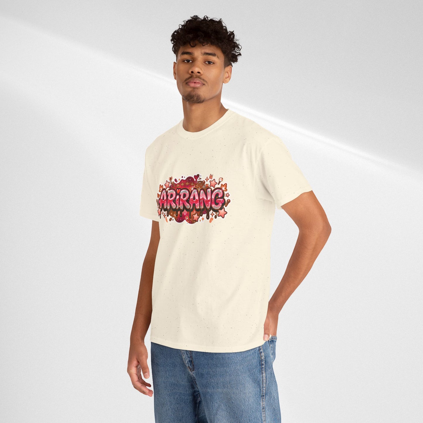 BTS Arirang Floral Graphic Tee - Korean Music Tribute Shirt