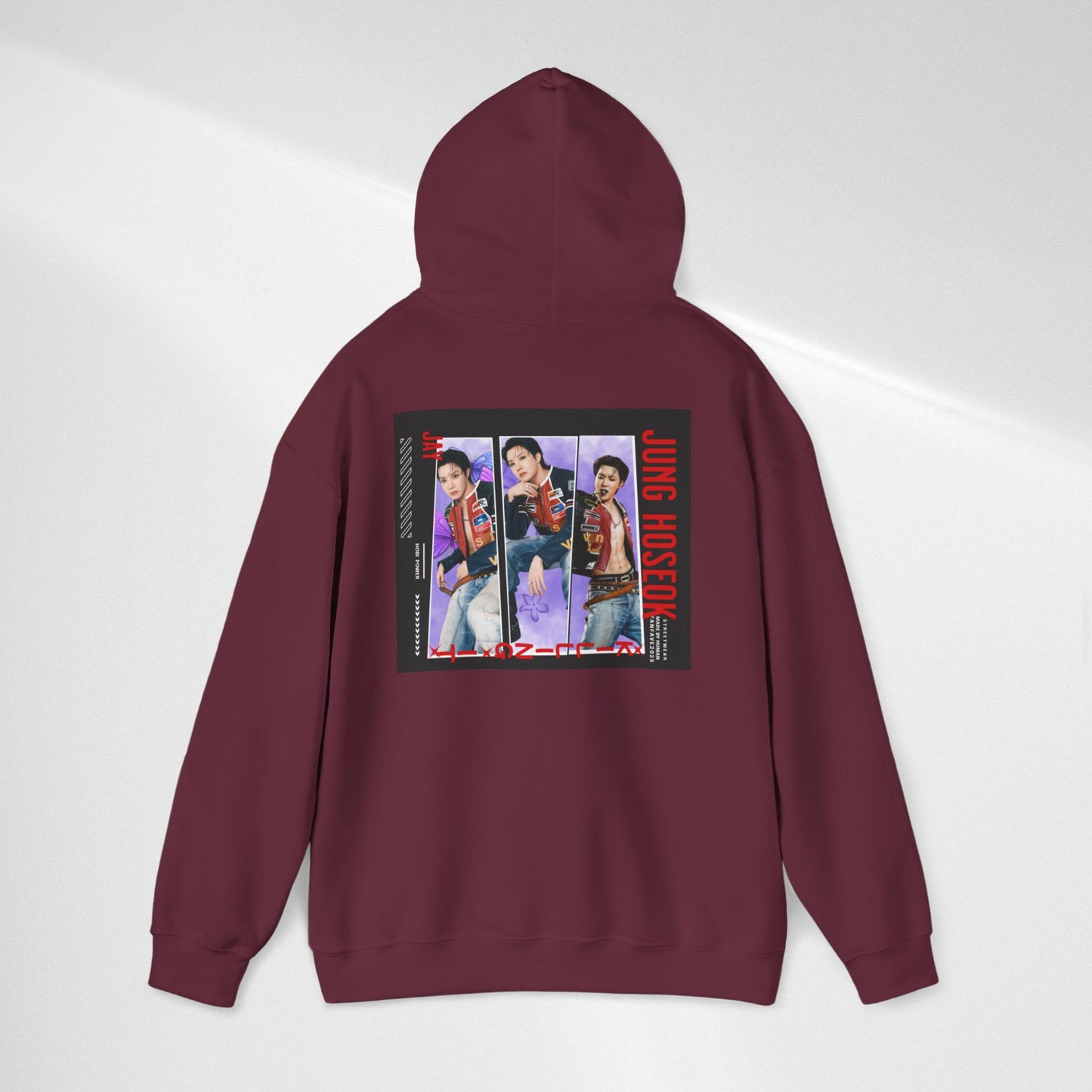 JHOPE Retro Band Photo Hoodie — Vintage Concert Graphic Pullover