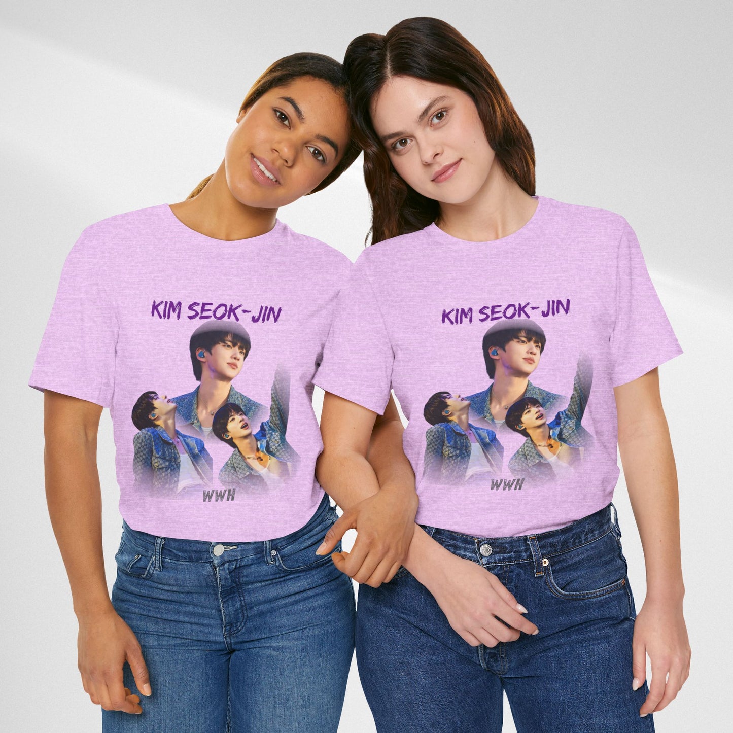 K-Pop Idol Photo Tee — 'Kim Seok-Jin' Graphic T-Shirt