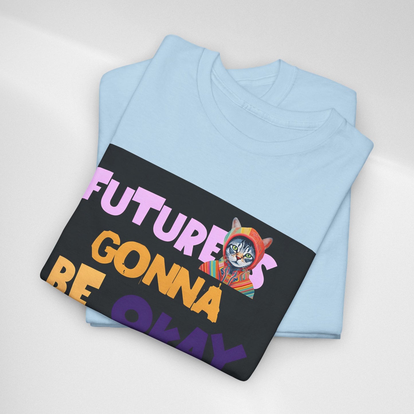 Future's Gonna Be Okay D-Day T-Shirt — Positive Retro Graphic Tee