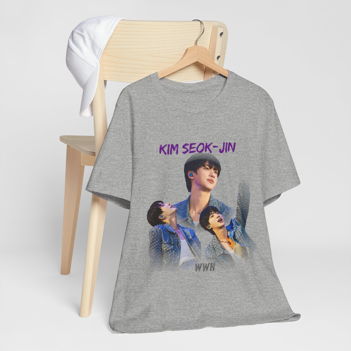 K-Pop Idol Photo Tee — 'Kim Seok-Jin' Graphic T-Shirt