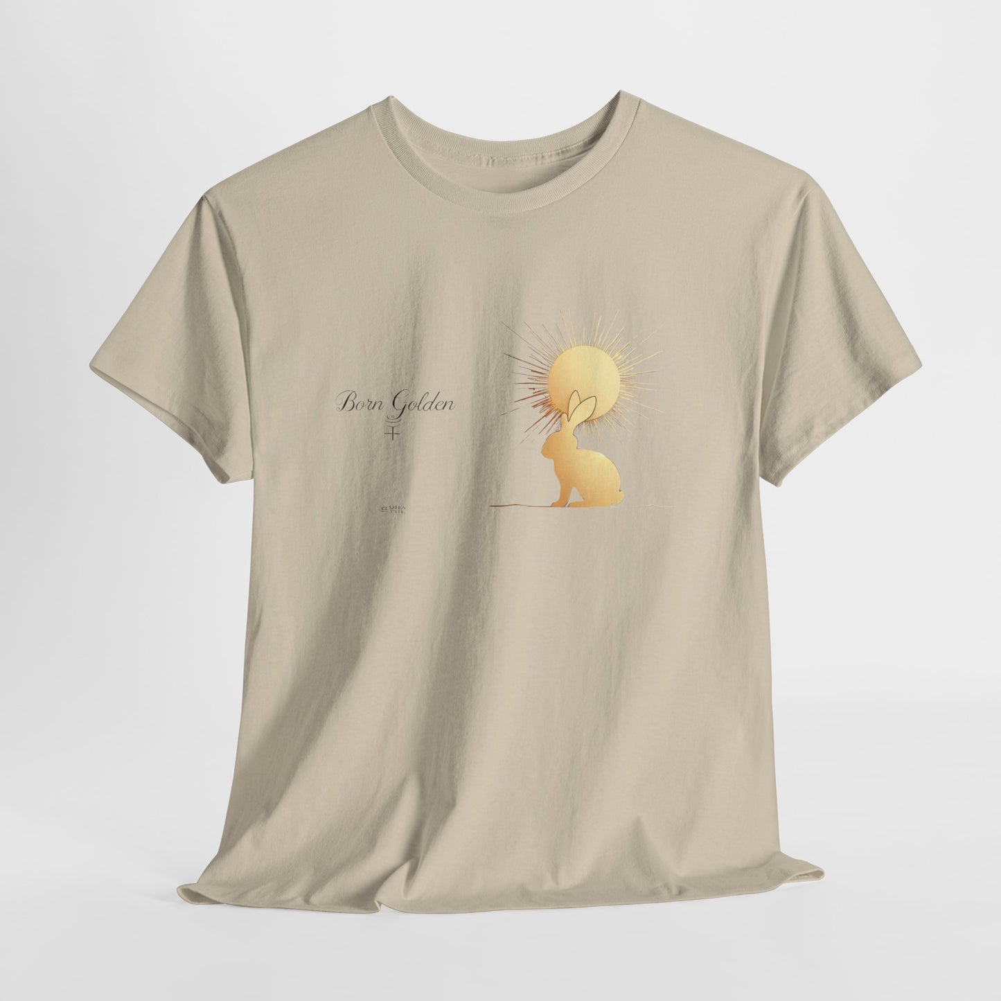 JK Golden Child T-Shirt — 'Born Golden' Cute Kids Illustration Tee