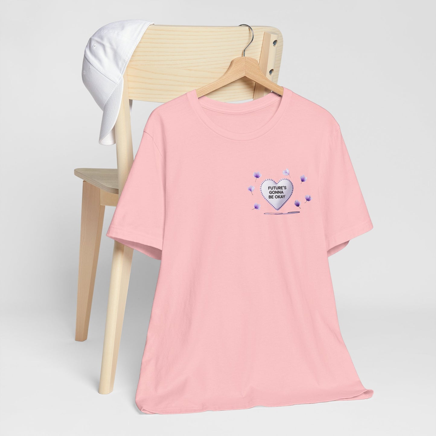 Future's Gonna Be Okay T-Shirt — Purple Heart Positive Graphic Tee