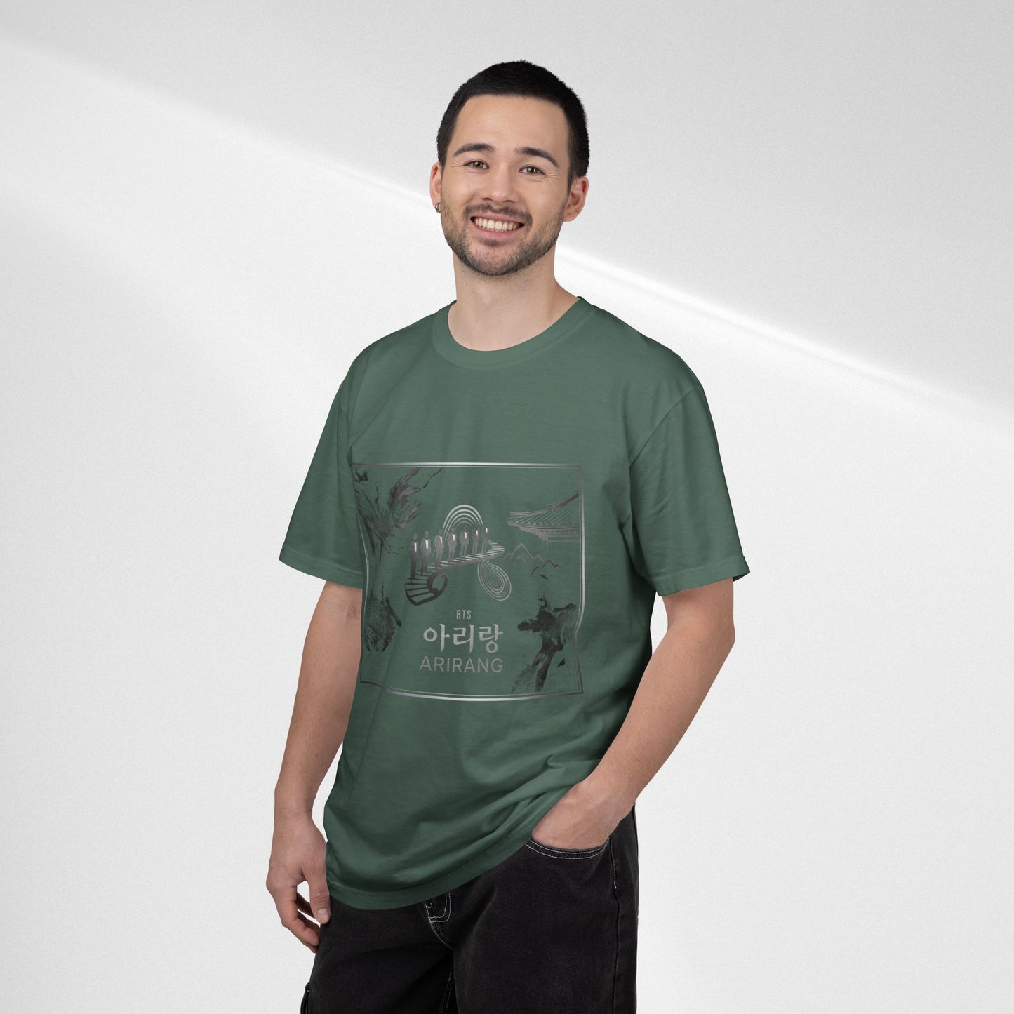 BTS Arirang Graphic T-Shirt — Korean Folklore Illustration Tee