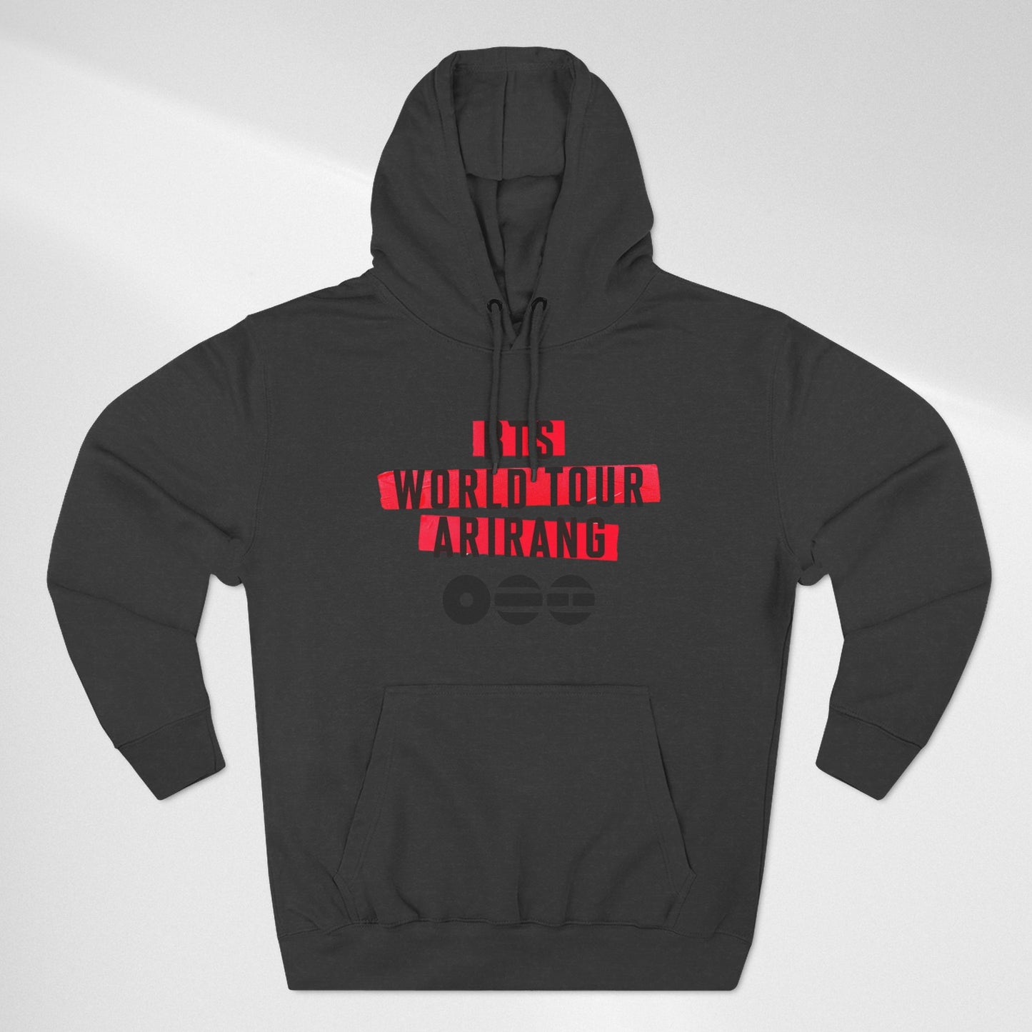 BTS World Tour Hoodie — 'Arirang' Fleece Pullover with Tour Dates