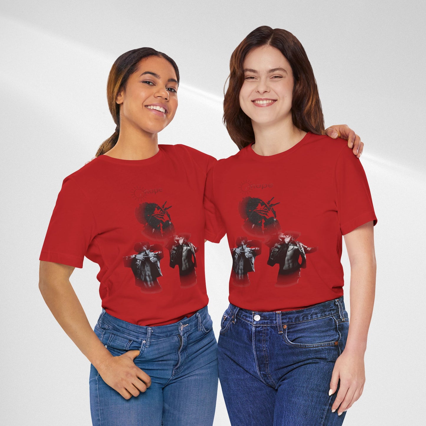 J hope Graphic Tee — Moody Monochrome Portraits