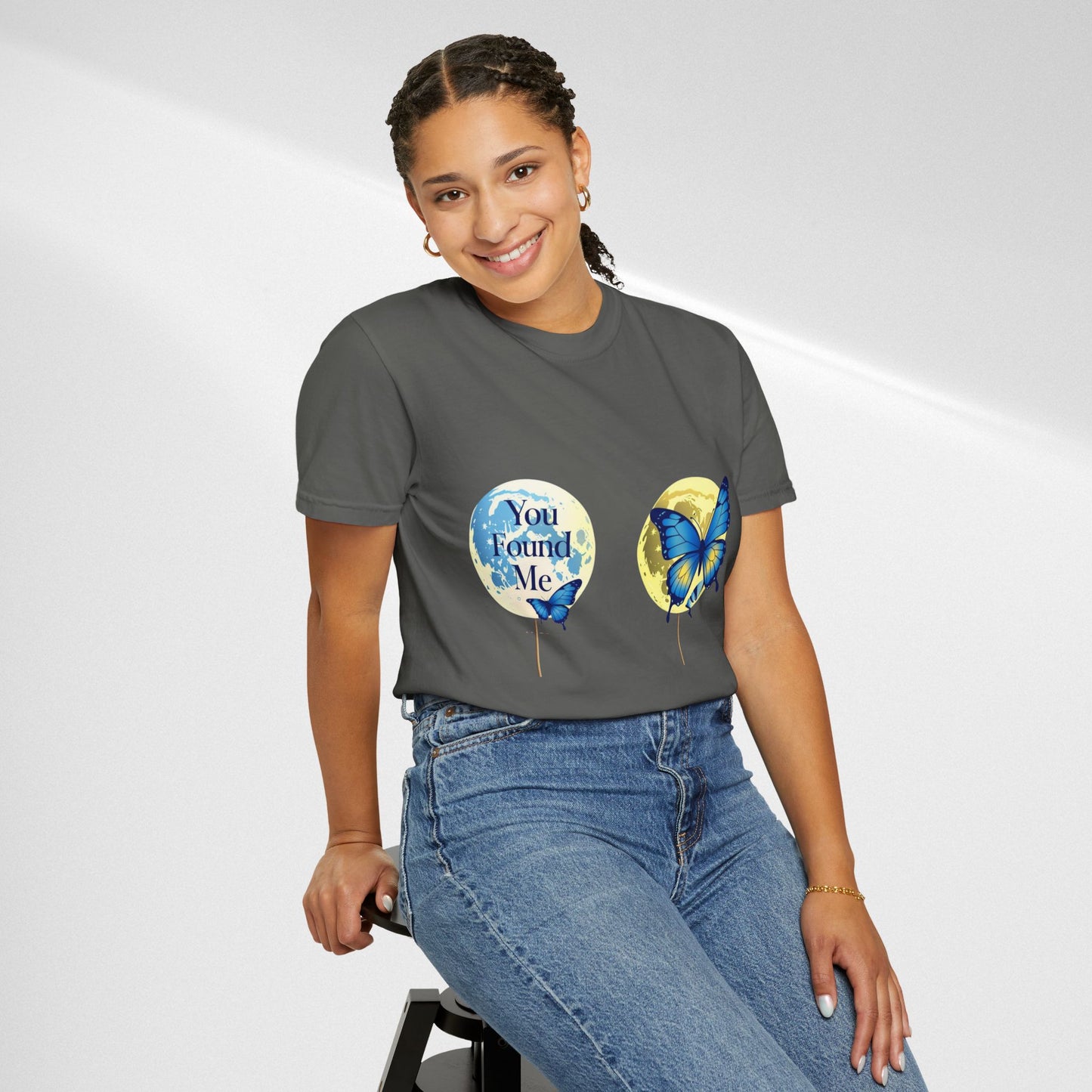 Butterfly "You Found Me" Graphic T-Shirt