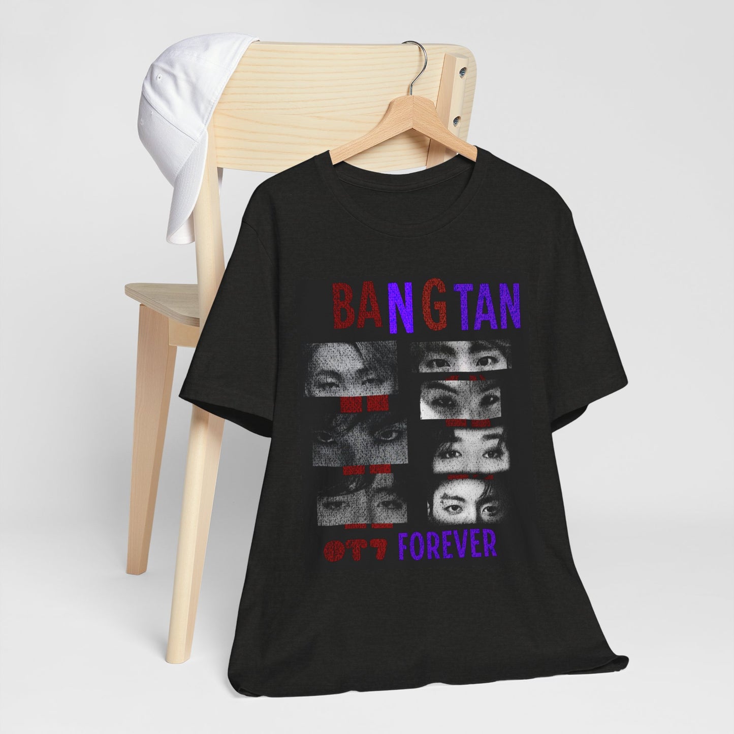 Bangtan Forever BTS Eyes Graphic Tee – K‑Pop Fan Shirt