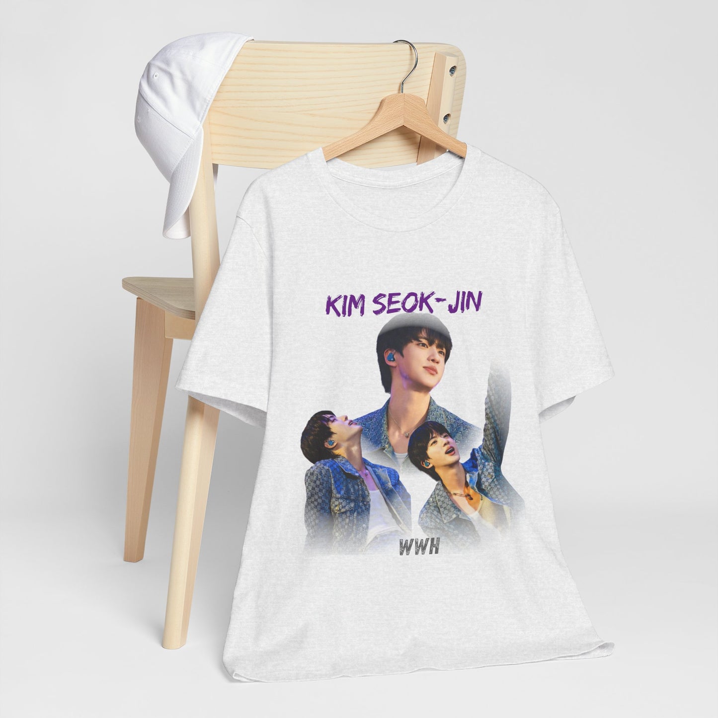 K-Pop Idol Photo Tee — 'Kim Seok-Jin' Graphic T-Shirt