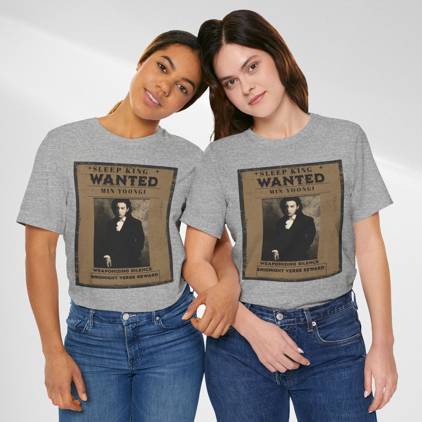 Sleep King Wanted Tee — Vintage 'Min Yoongi' Poster Shirt