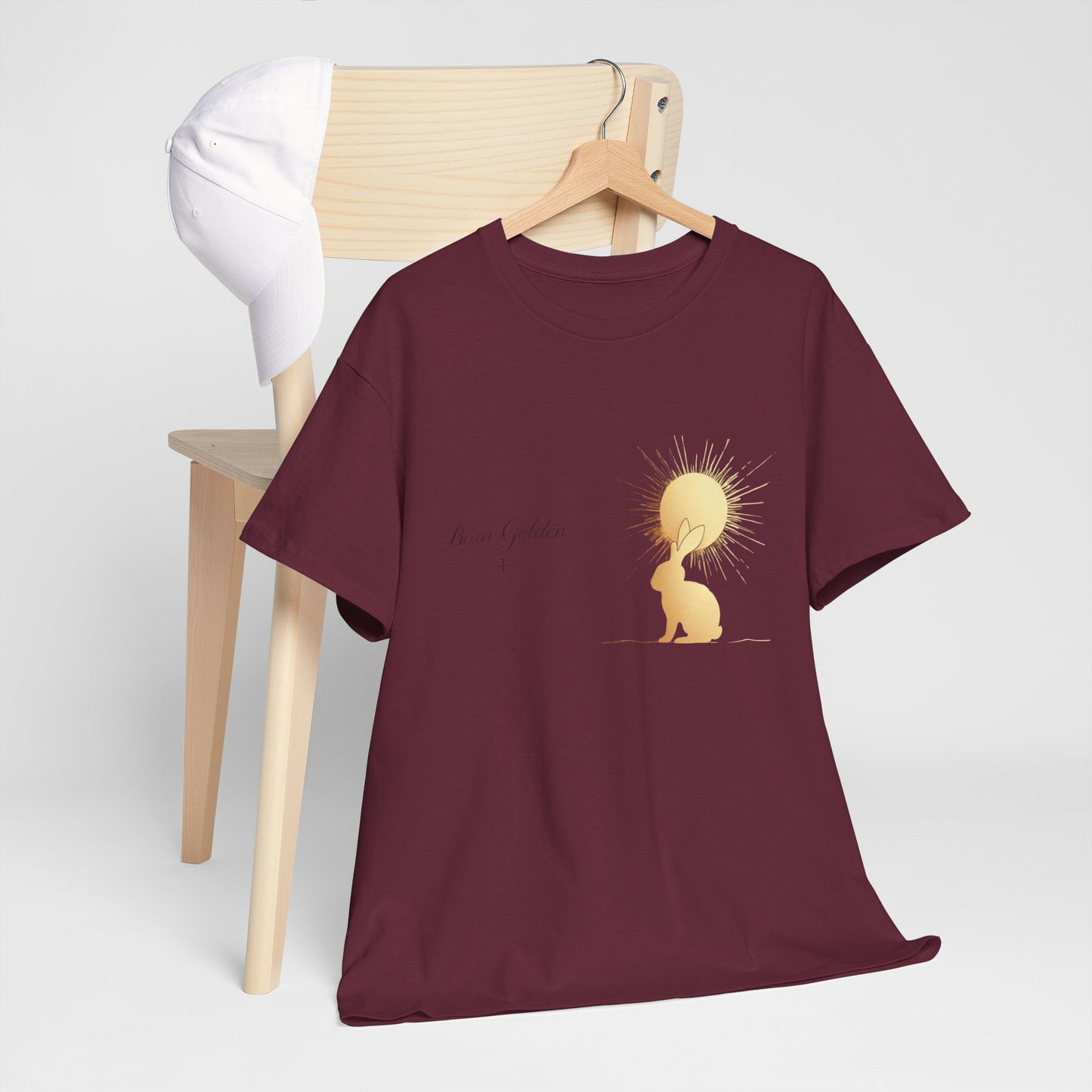 JK Golden Child T-Shirt — 'Born Golden' Cute Kids Illustration Tee