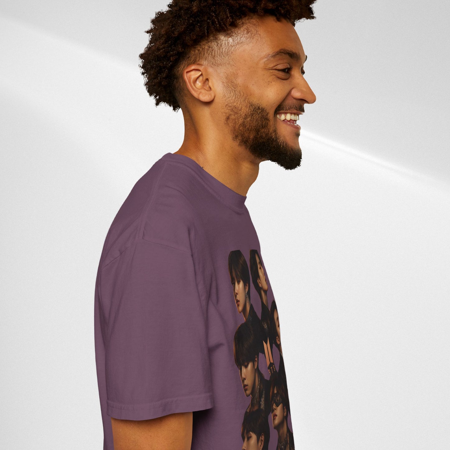 BTS Portrait Collage T-Shirt — Dark Mood Graphic Tee