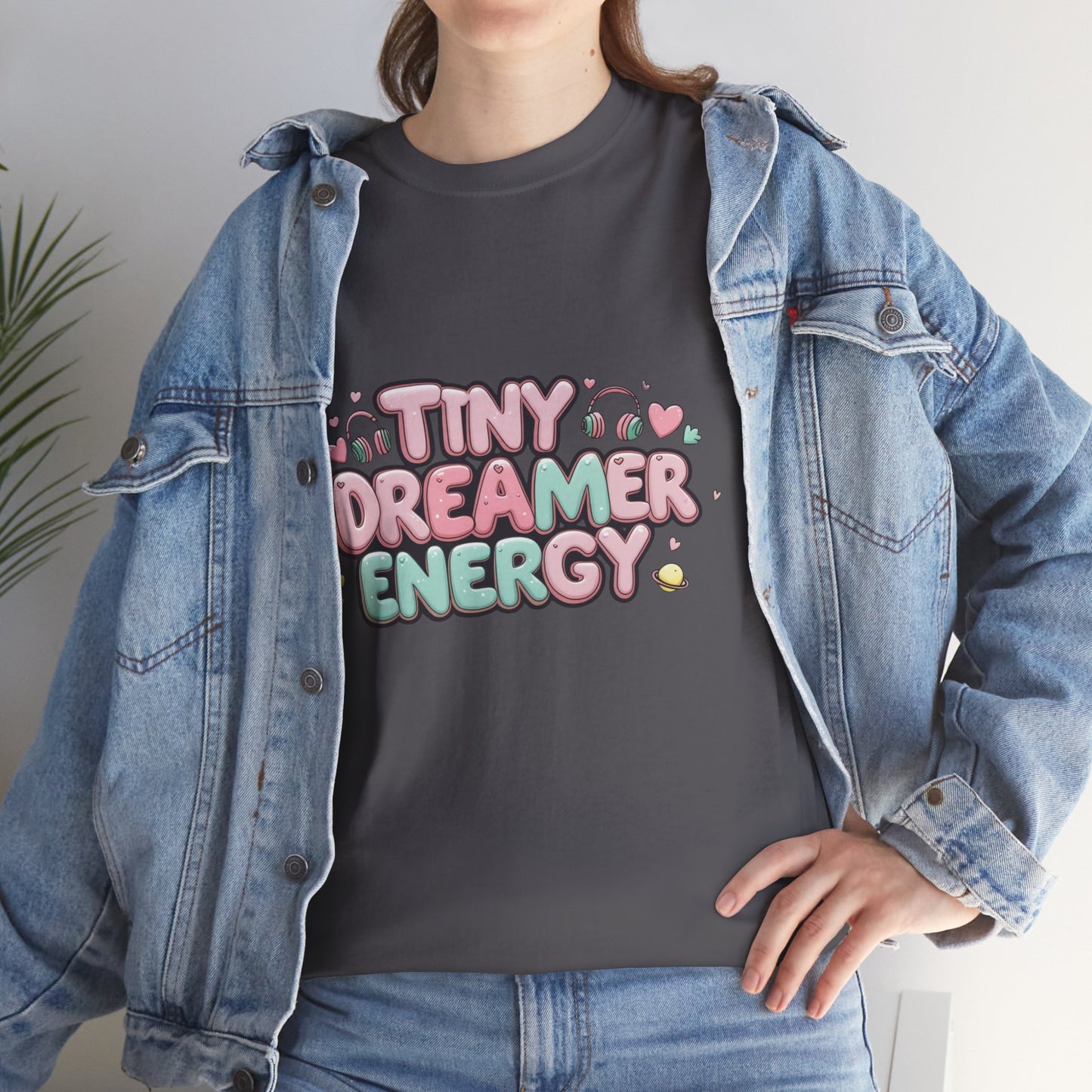 TinyTan Dreamer Energy T-Shirt — Cute Pastel Graphic Tee