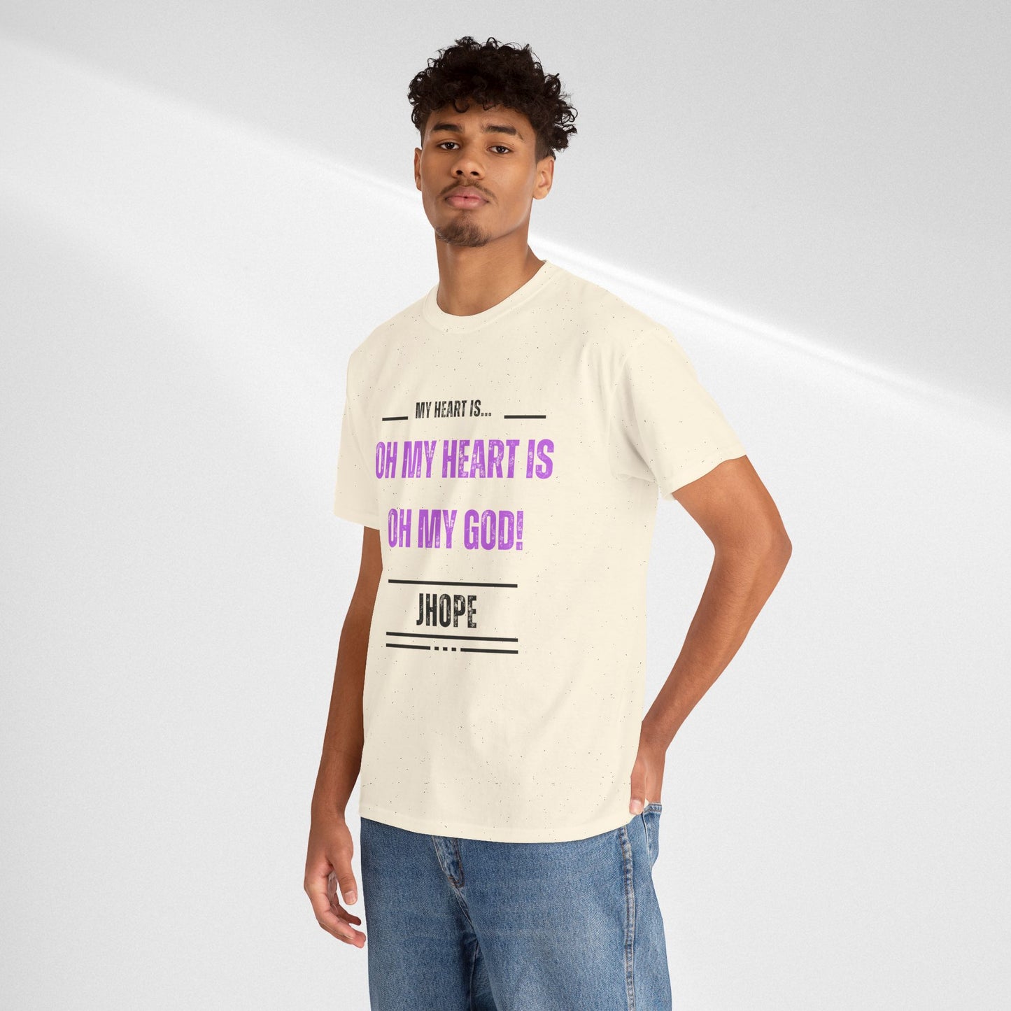 Graphic Tee — "Oh My Heart Is Oh My God!" J-Hope Fan Shirt
