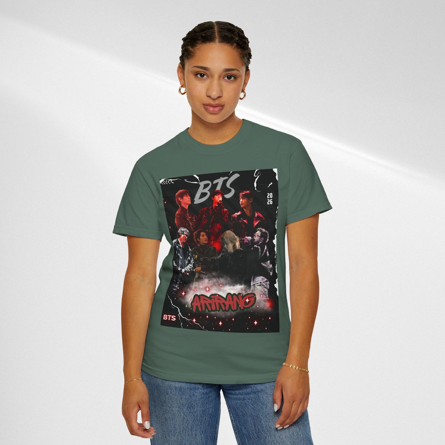 BTS ARIRANG Graphic T-Shirt — "Arirang" BTS Style Concert Tee