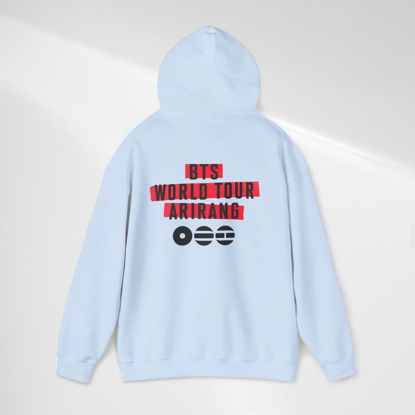 BTS World Tour "ARRIANG" Hoodie — Minimal Logo Tour Pullover