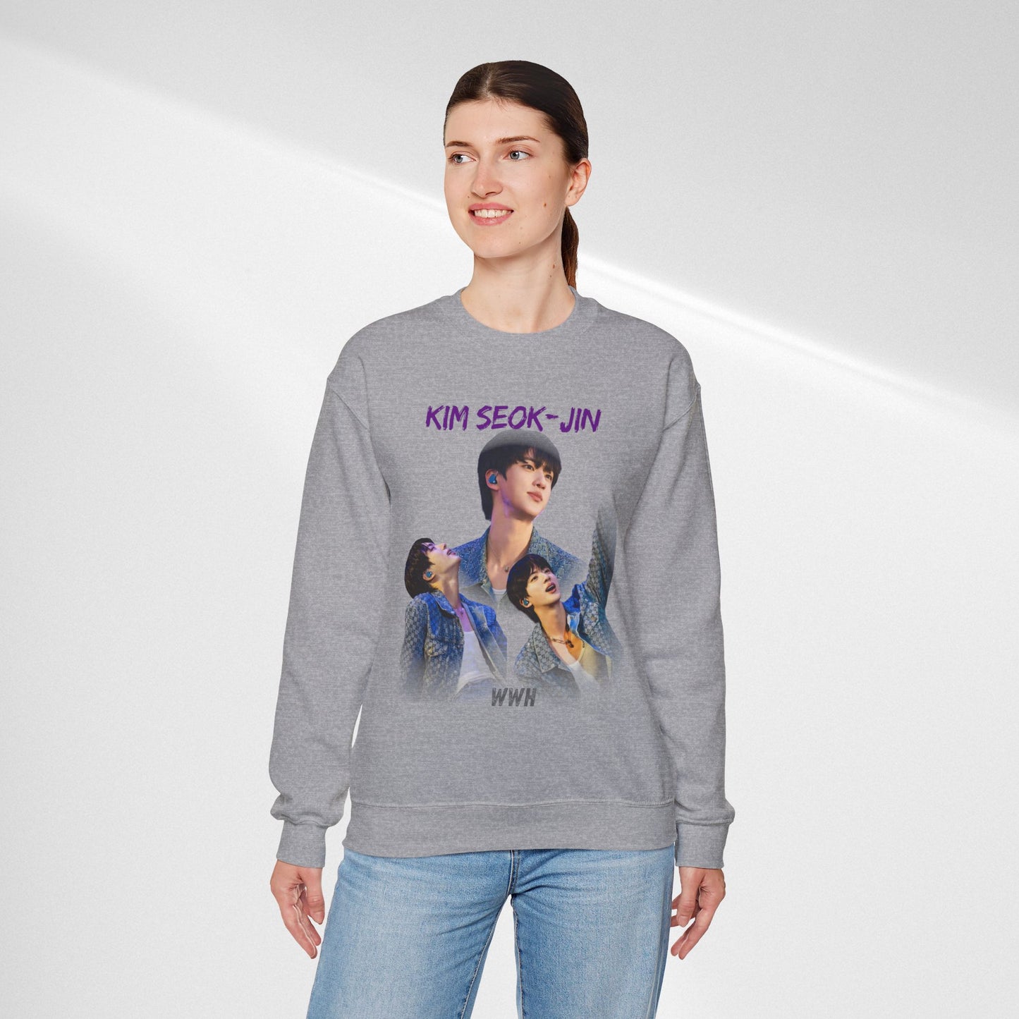 JIN Photo Collage Crewneck Sweatshirt