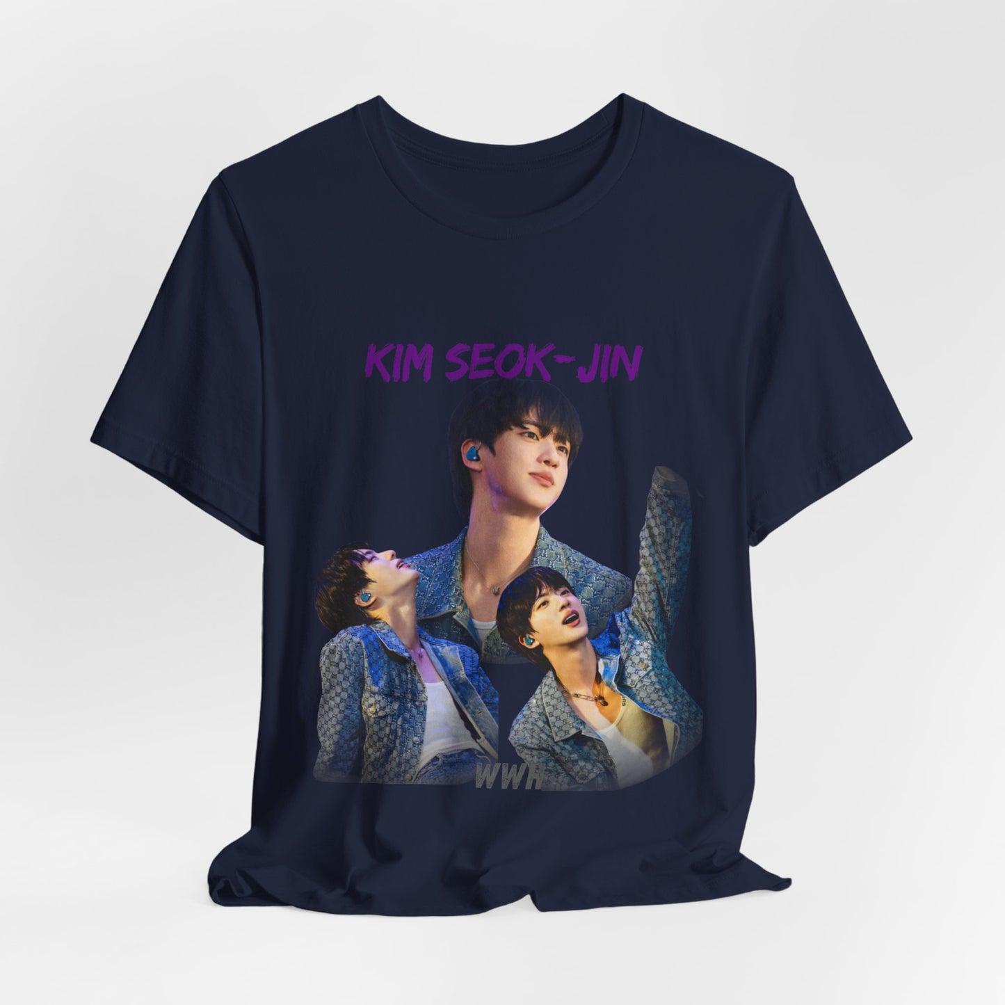 K-Pop Idol Photo Tee — 'Kim Seok-Jin' Graphic T-Shirt