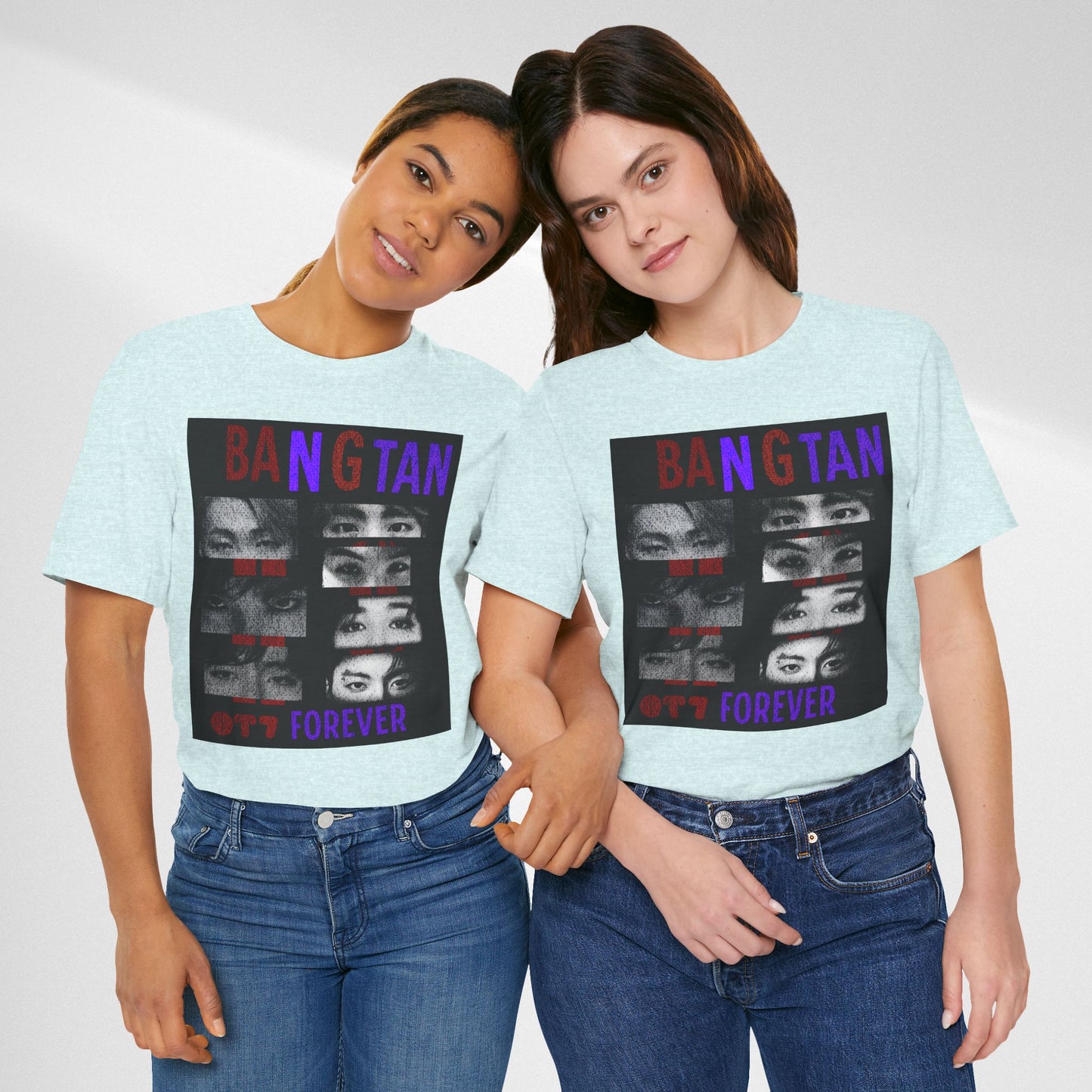 Bangtan Forever BTS Eyes Graphic Tee – K‑Pop Fan Shirt